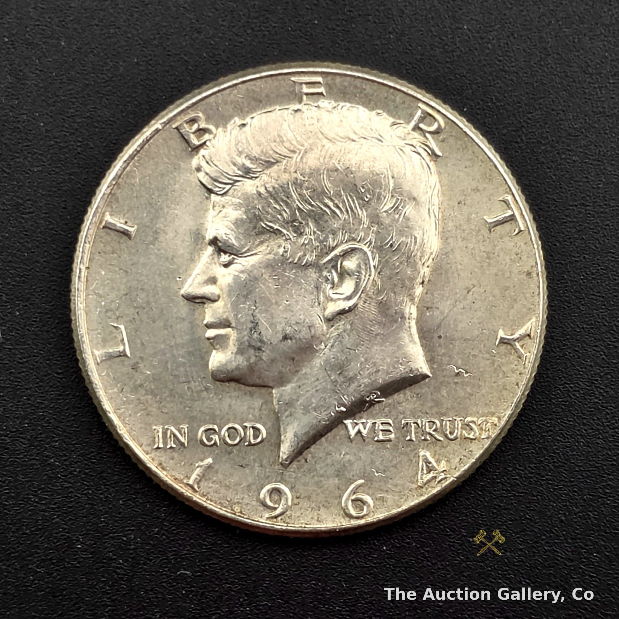 1964 Kennedy Half Dollar, 90% Silver