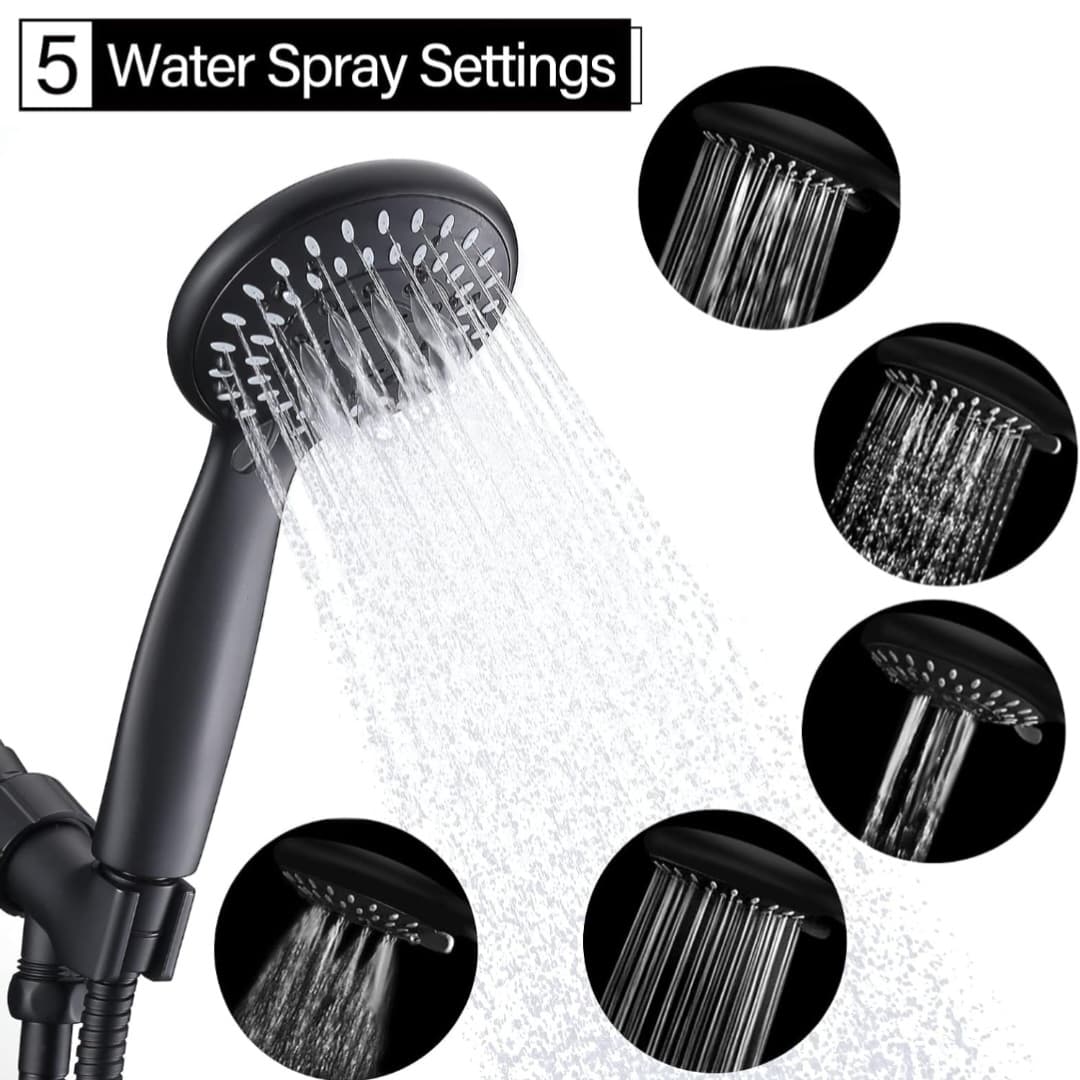 5-Settings Showerhead High Pressure Powerful