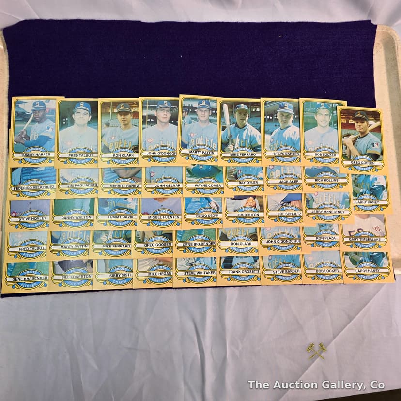1969 Seattle Pilots Baseball Card Lot, Renata Galasso