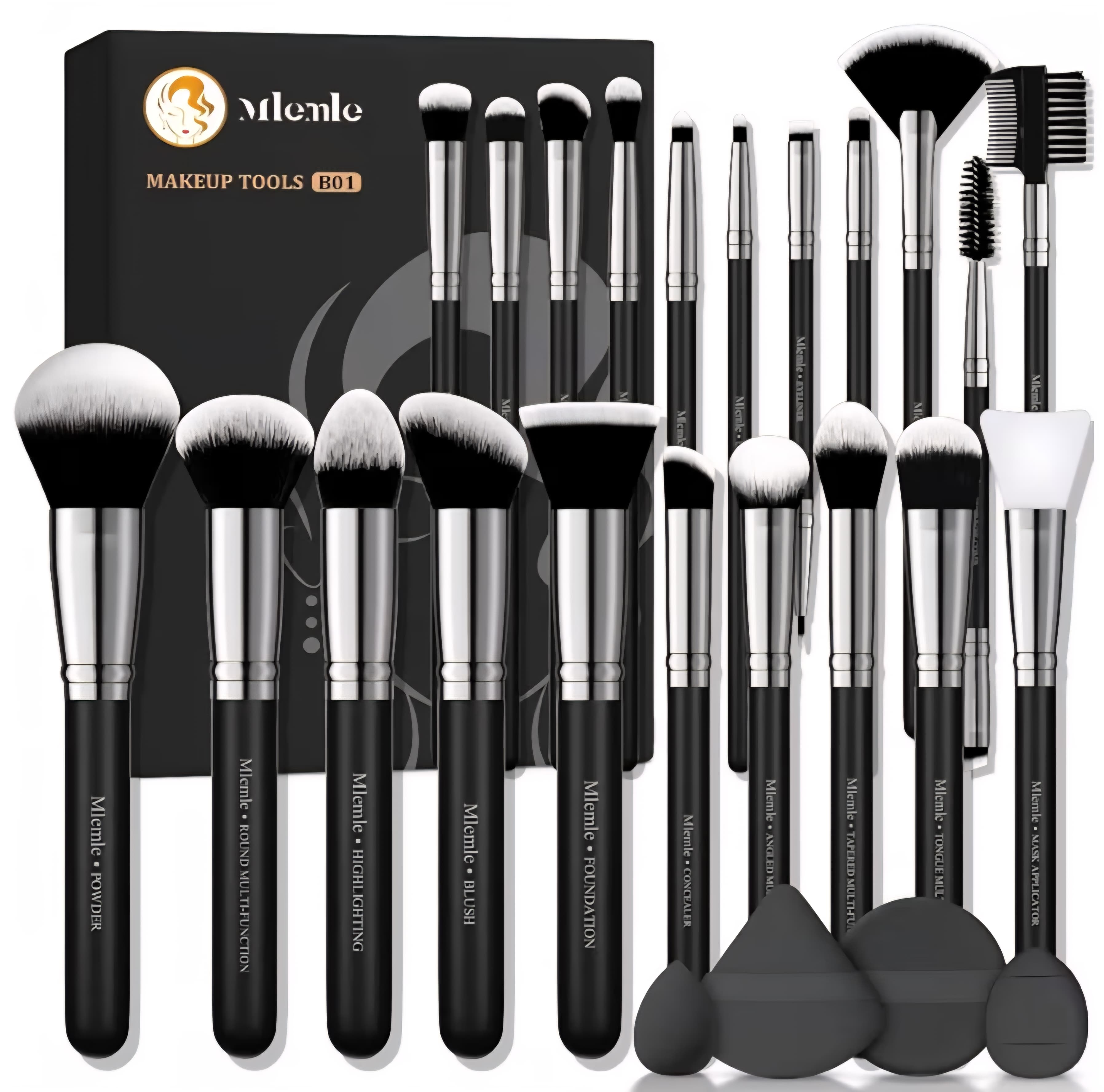 21 Piece Makeup Brush Set
