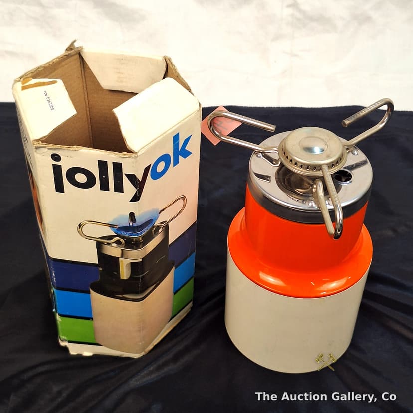 Jollyok Butane Gas Ring Camp Stove with Box and Instructions