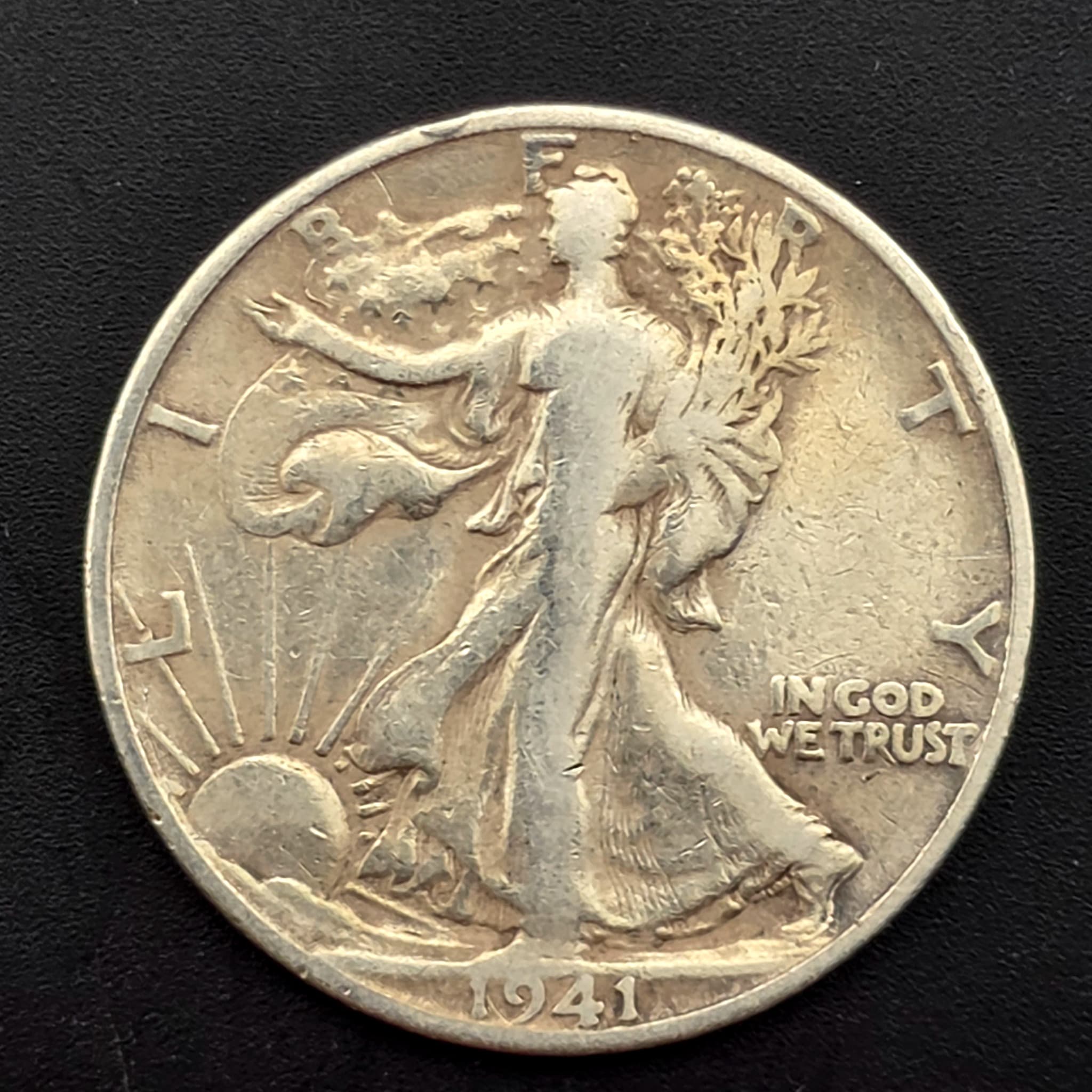 1941-S Walking Liberty Half Dollar, 90% Silver