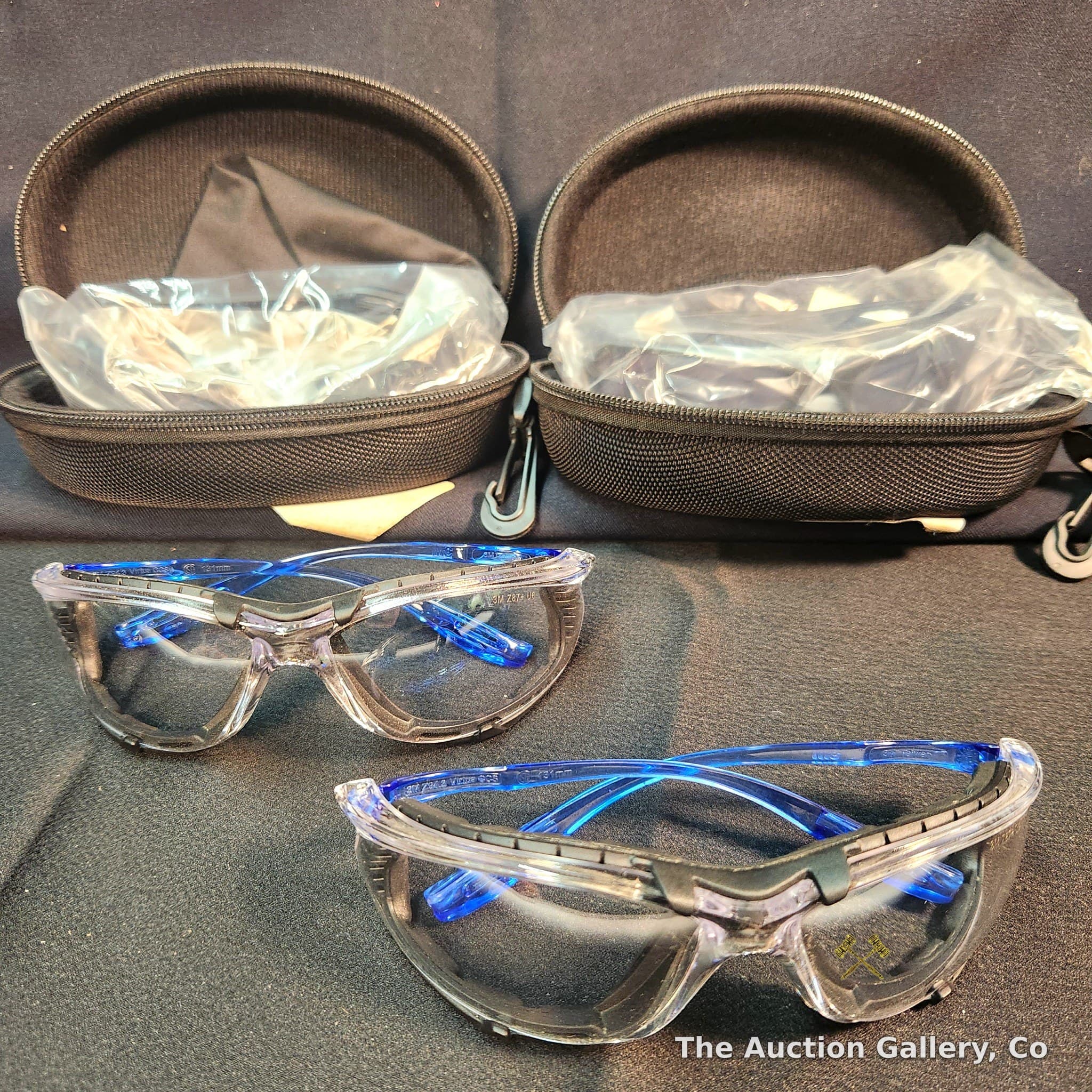 Safety Glasses & Polarized Sunglasses Lot with Cases