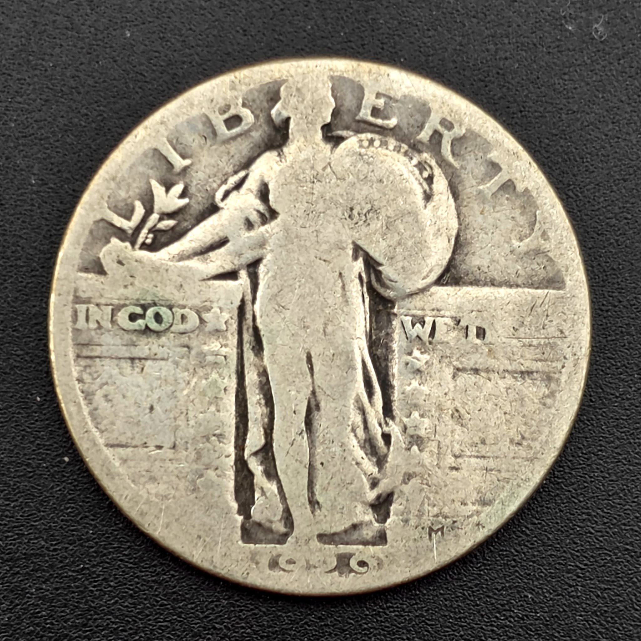 1916 Standing Liberty Quarter, 90% Silver