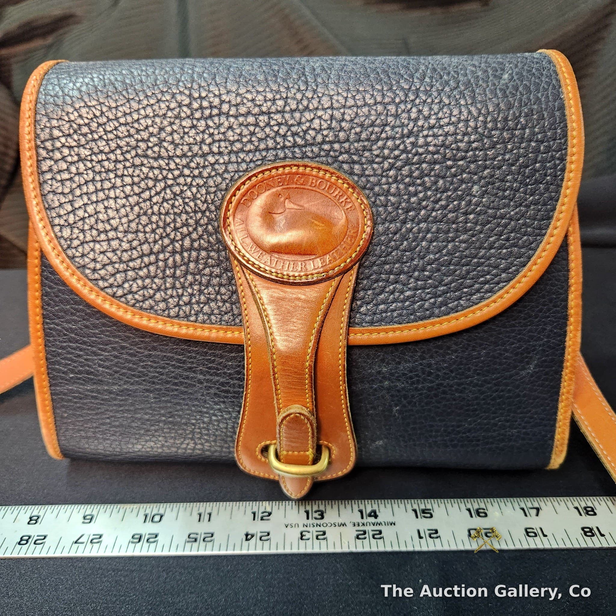 Dooney & Bourke All Weather Leather Crossbody Bag, Navy