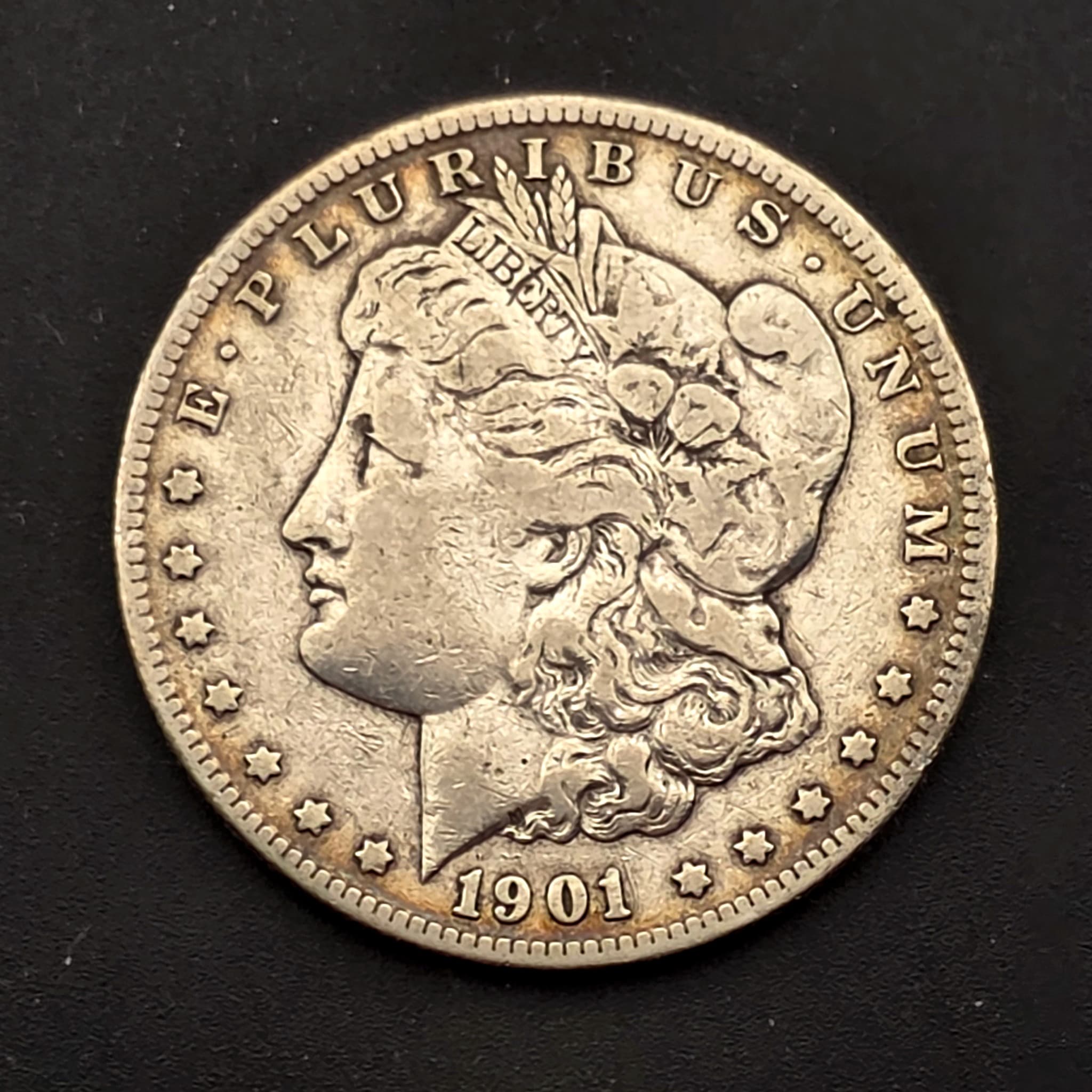 1901-O Morgan Silver Dollar, 90% Silver