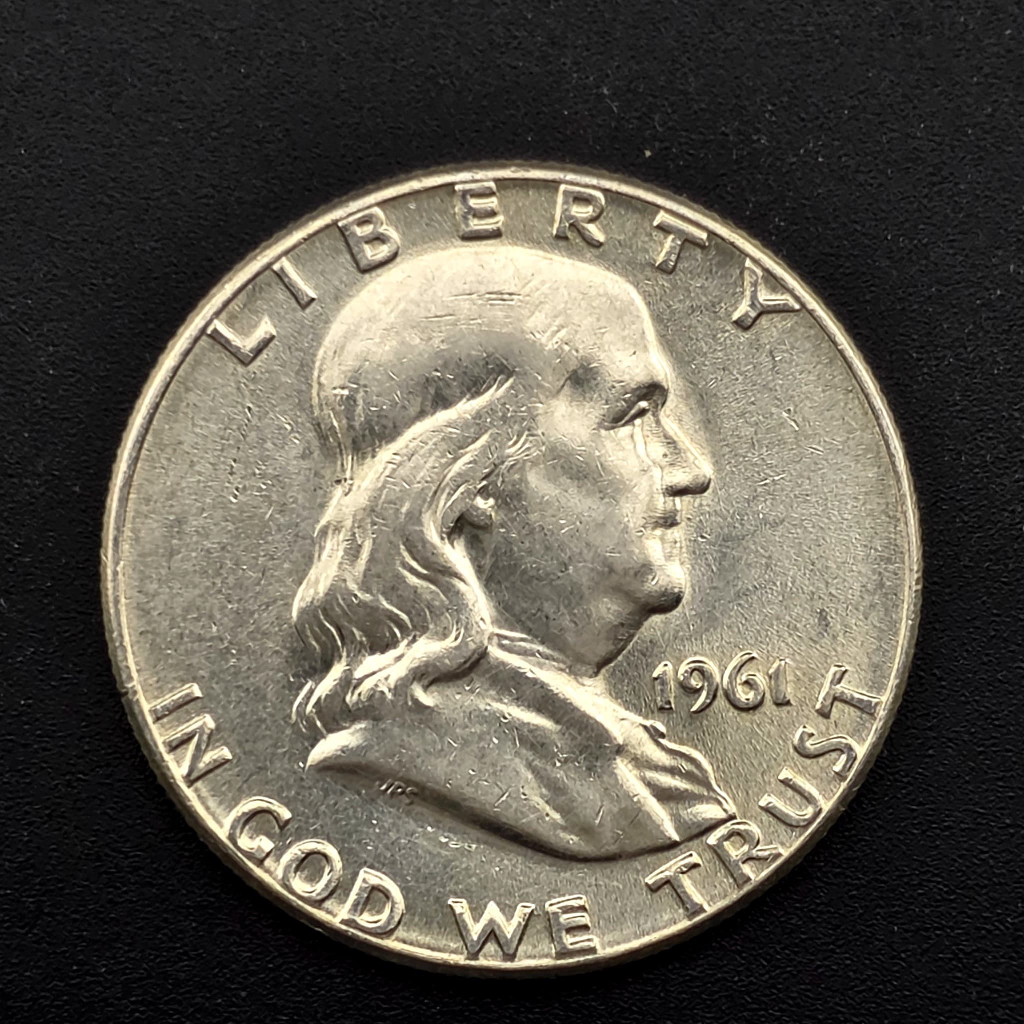1961 Franklin Half Dollar, 90% Silver