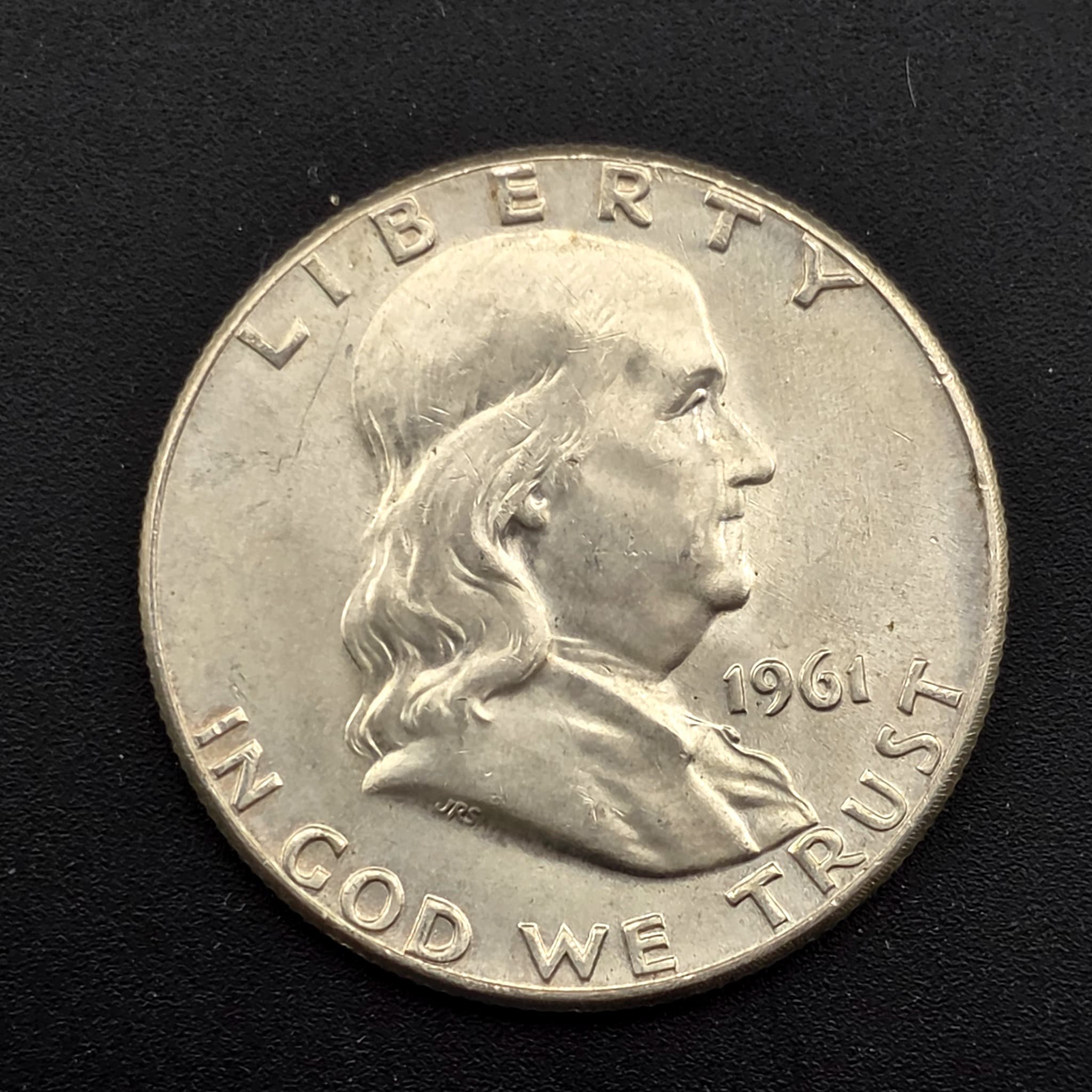 1961 Franklin Half Dollar, 90% Silver