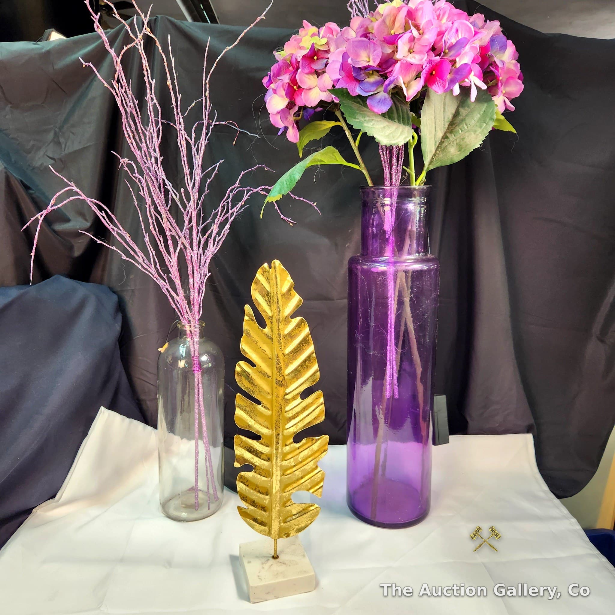 Decorative Vase & Sculpture Set, 3 Pieces