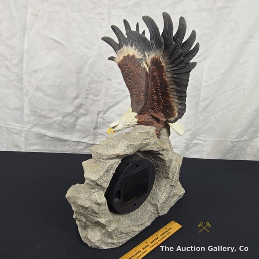 Lenox "The Eagle Clock" Fine Porcelain Figurine, 1994 โ photo 5