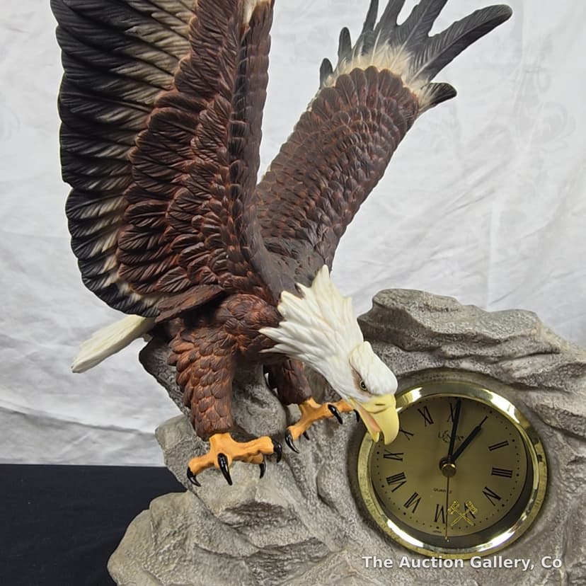Lenox "The Eagle Clock" Fine Porcelain Figurine, 1994 โ photo 2