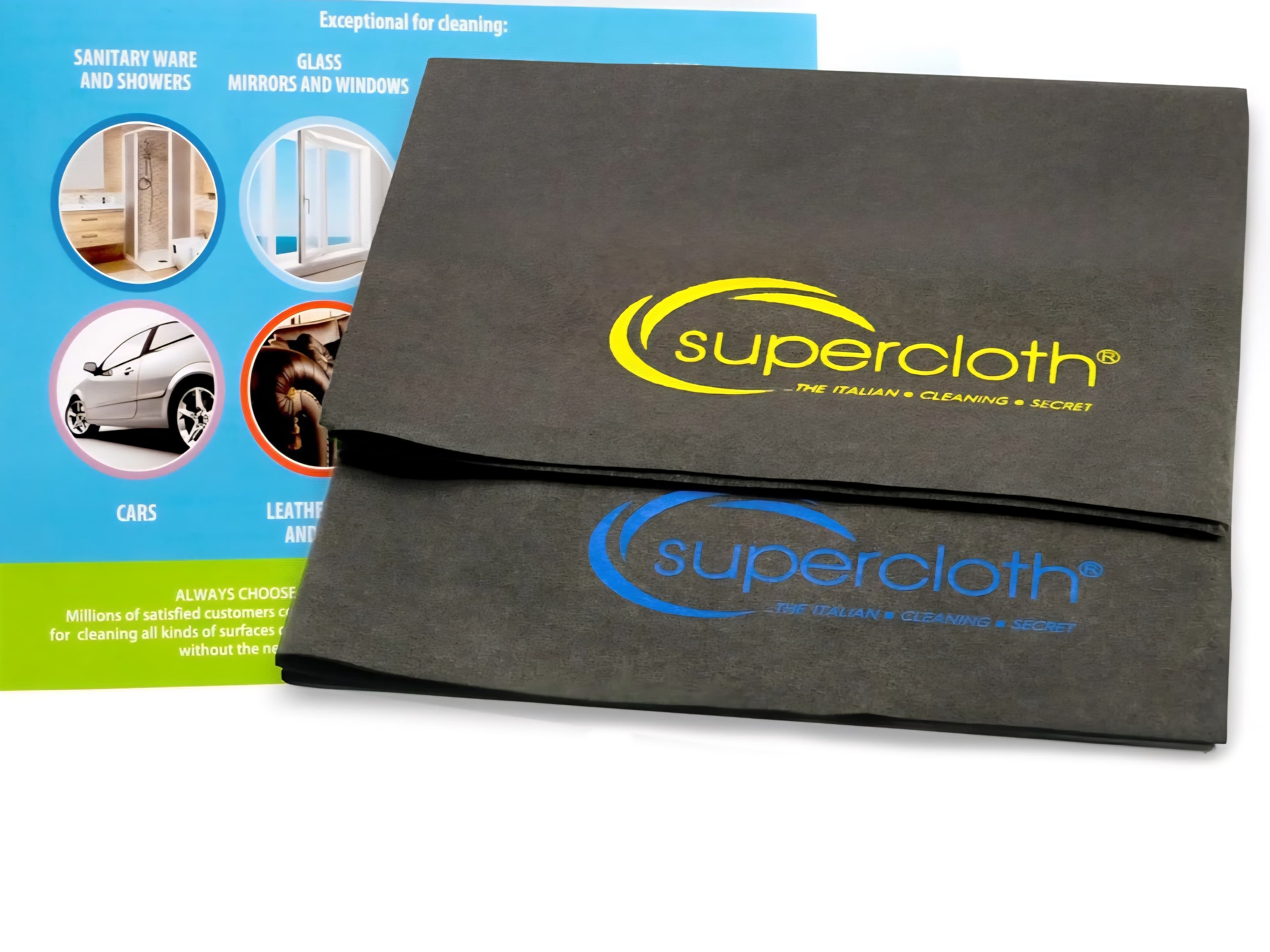 2 Pack Superclothยฎ Premium Microfiber Cleaning Cloth for All-Purpose