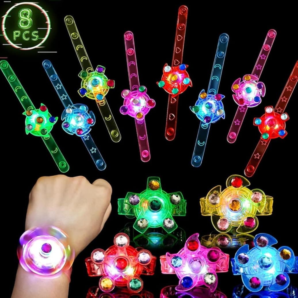LED Fidget Bracelet Set (8pc)
