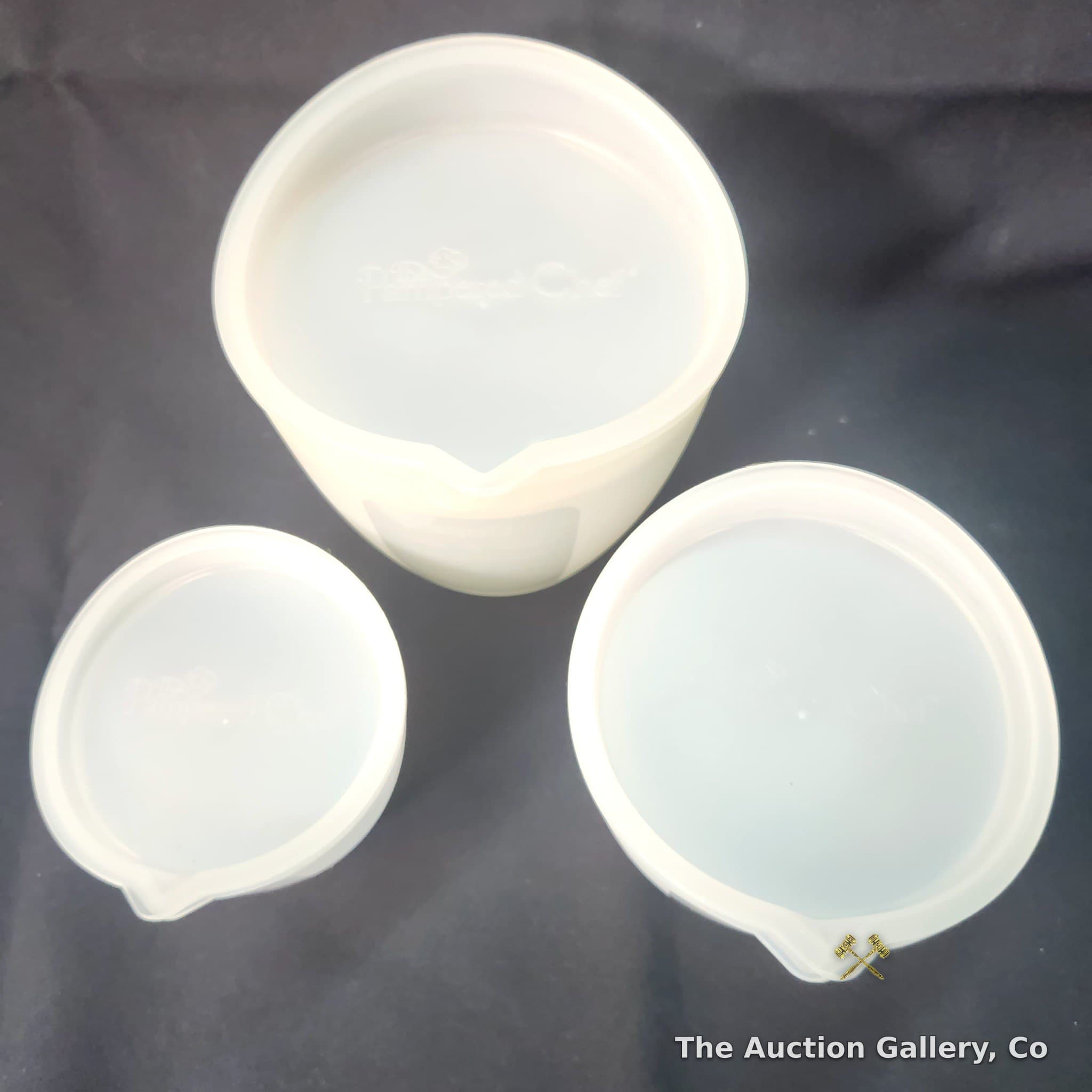 Pampered Chef Silicone Measuring Cups, Set of 3