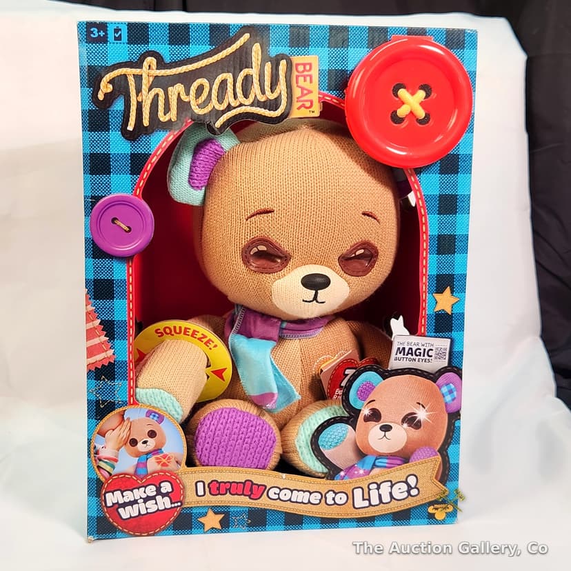 Thready Bear Interactive Plush Teddy Bear, New in Box