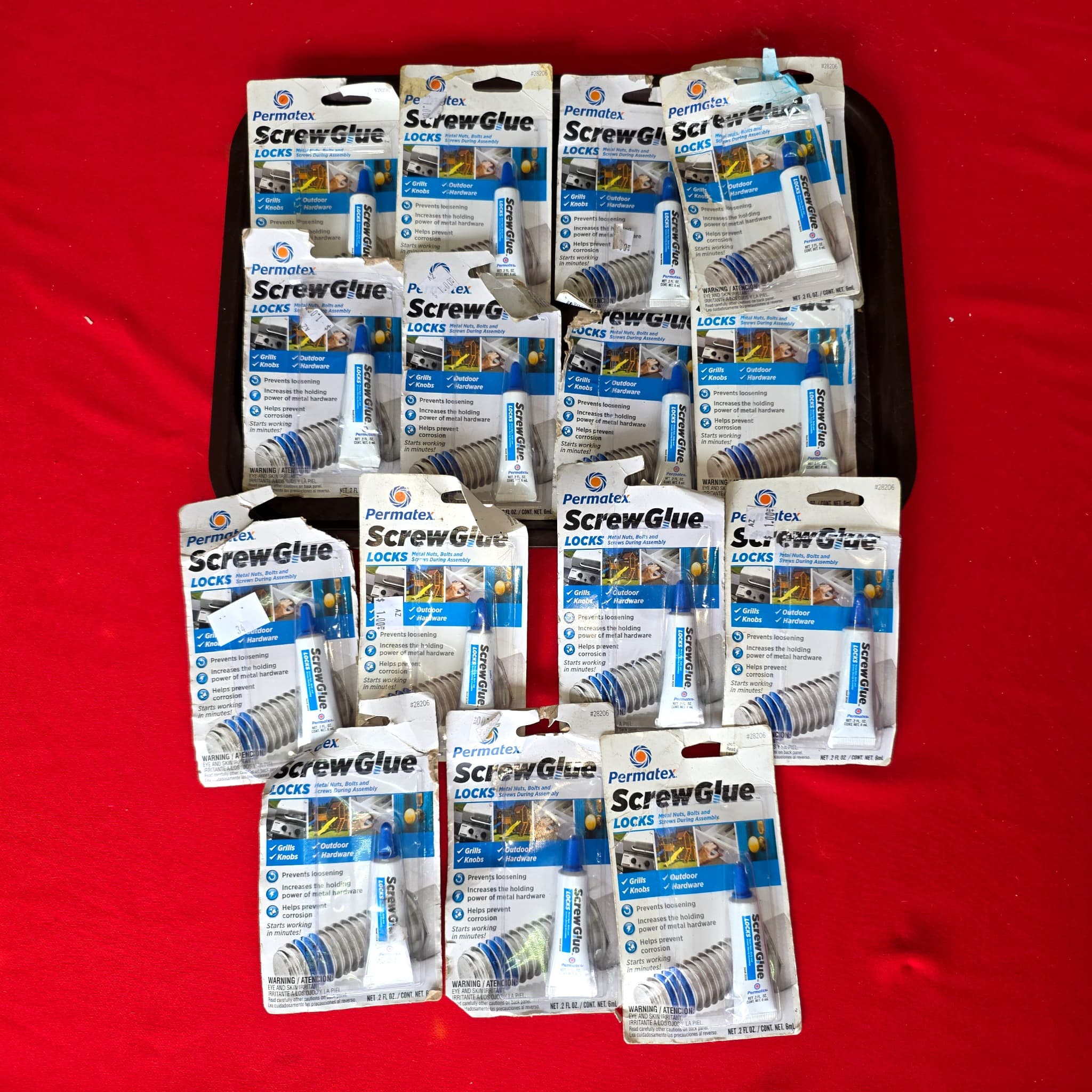Permatex ScrewGlue Locks, Lot of 15, Brand New
