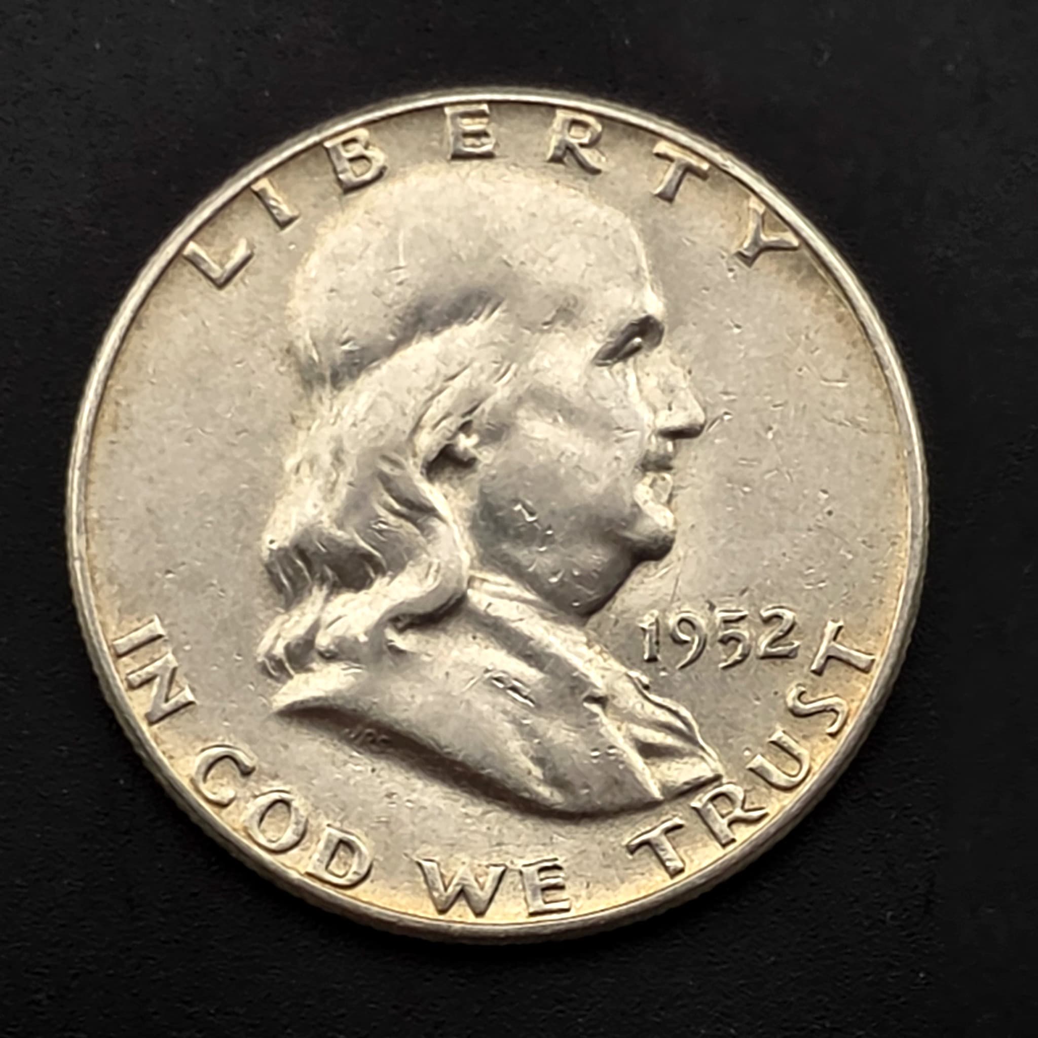 1952 Franklin Half Dollar, 90% Silver