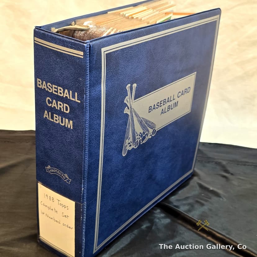 1988 Topps Baseball Complete Set, Binder