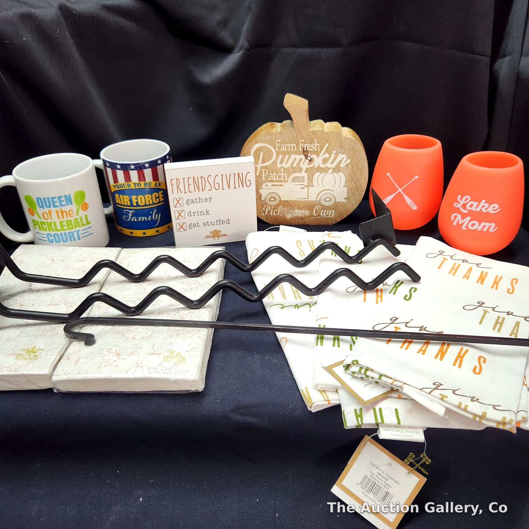 Fall & Fun Mixed Lot โ Mugs, Decor, Towels, Coasters & More