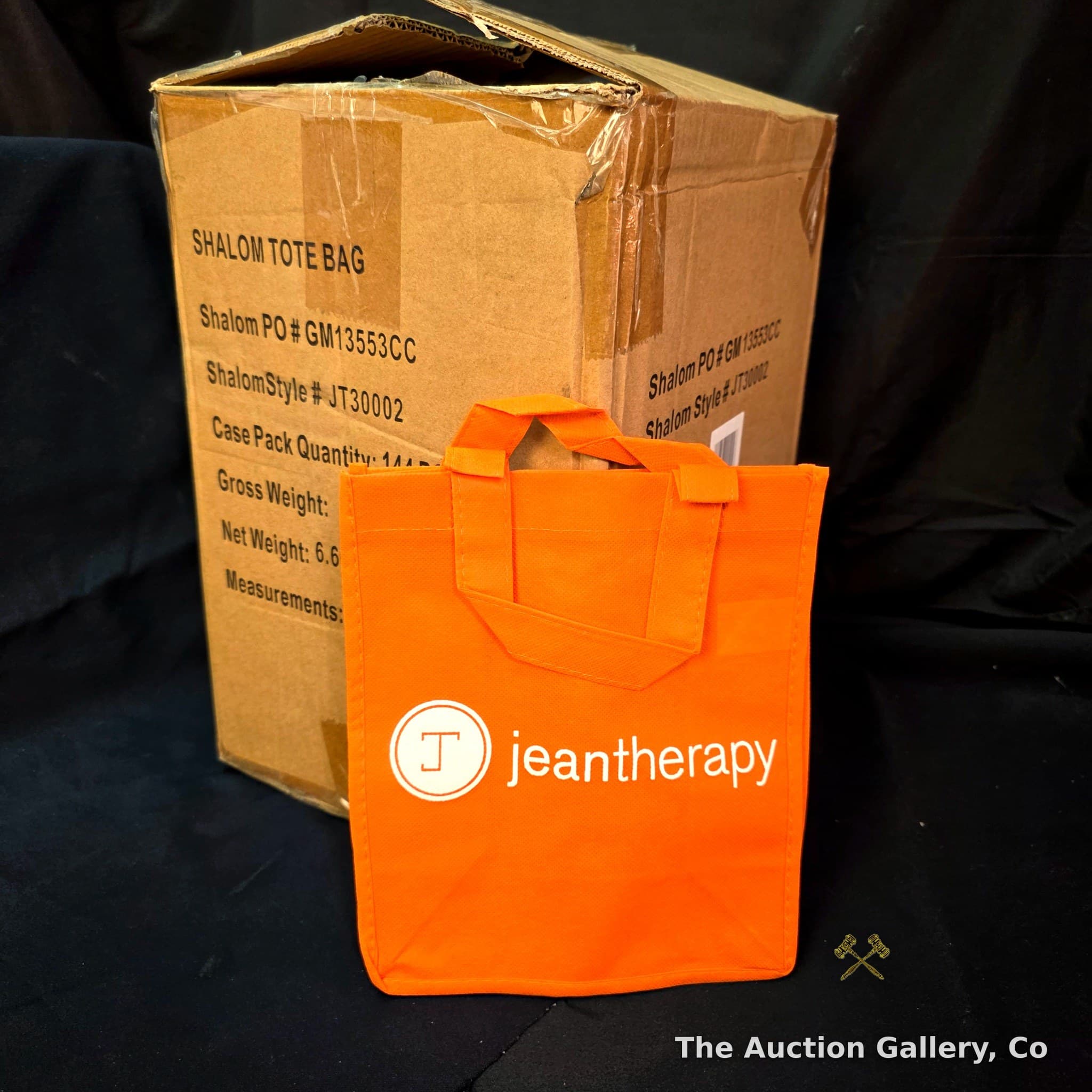 JeanTherapy Reusable Tote Bags, Case of 144