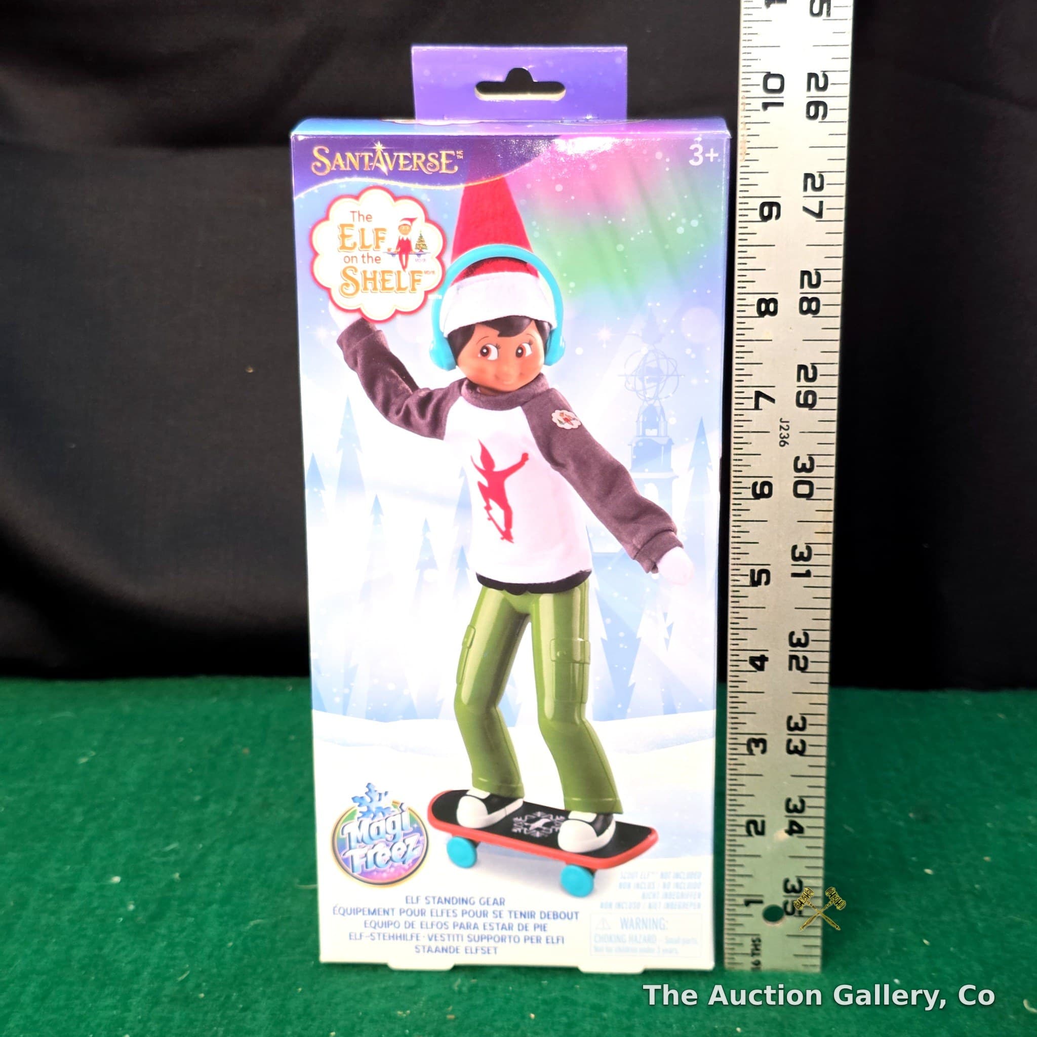 Elf on the Shelf MagiFreez Holly Jolly Ollie Skateboard Set, New