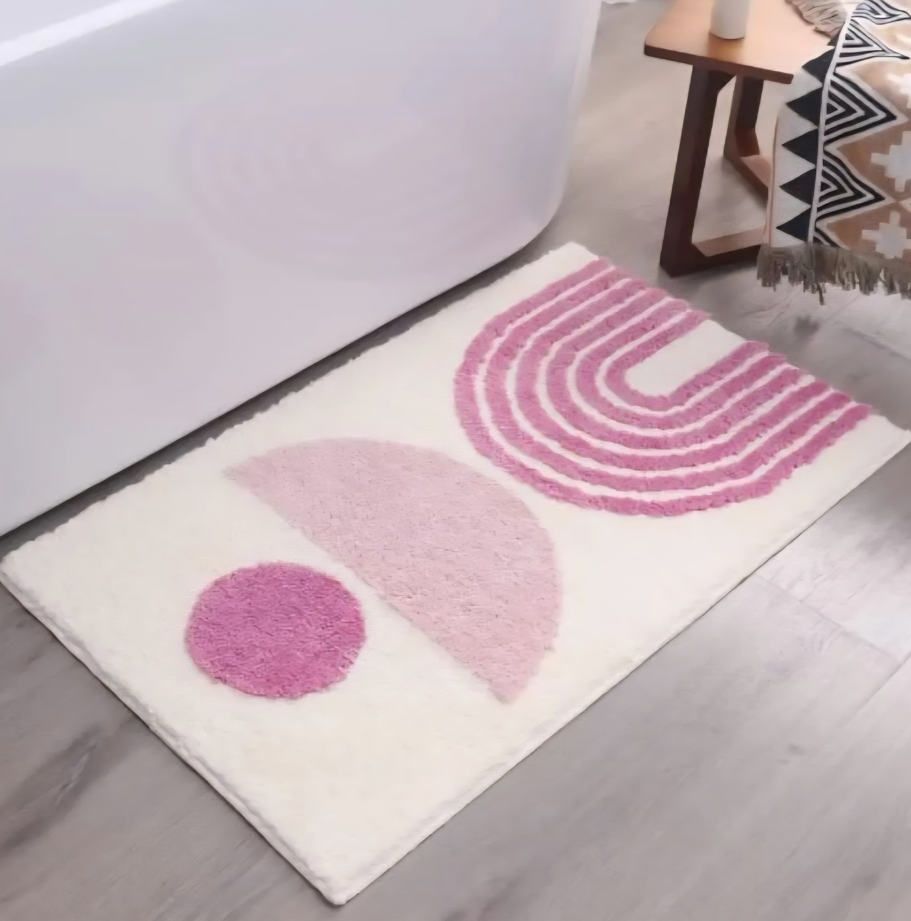 Plush Boho Rug - Non-Slip Back (20" x 30")