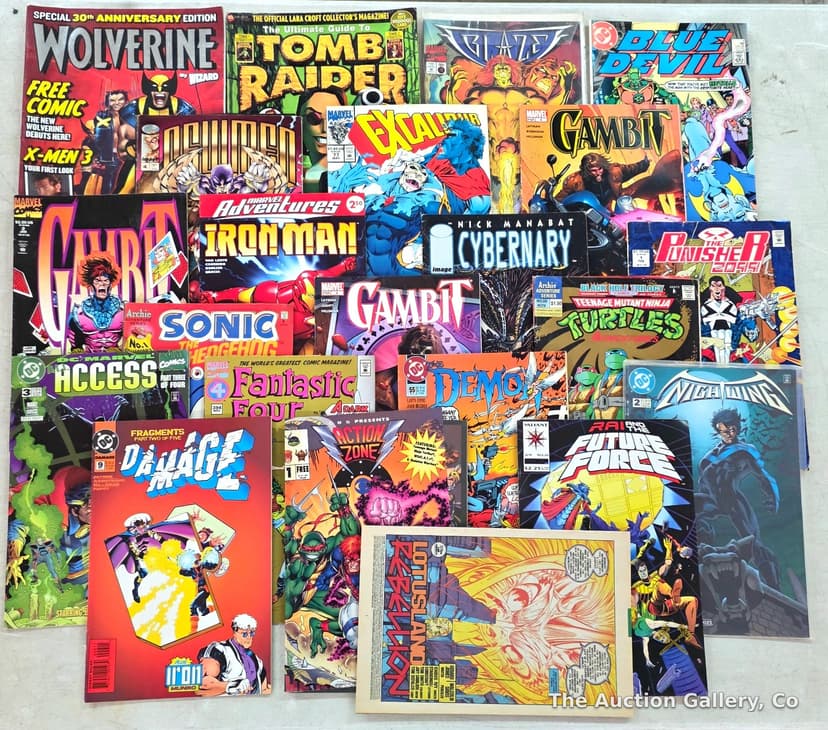 Mixed Vintage Comics Lot of 22 โ Marvel, DC, Image, Valiant, Archie