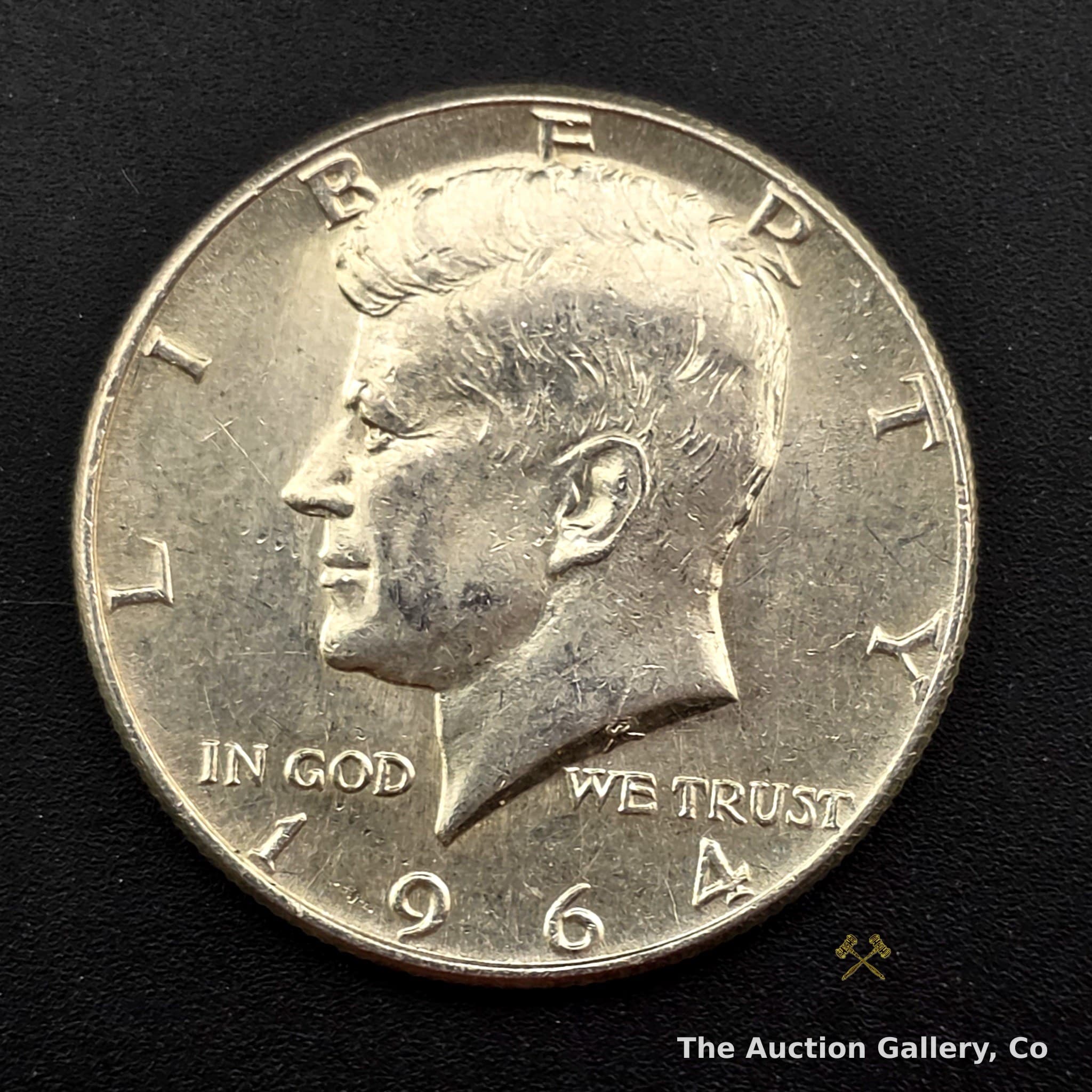 1964 Kennedy Half Dollar, 90% Silver