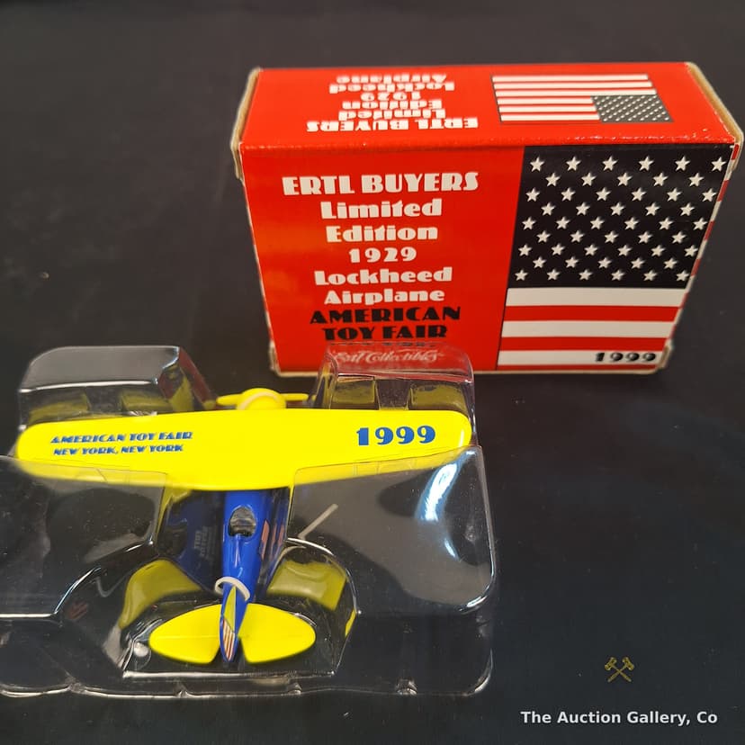 Mixed Lot: Kinkade Puzzle, Ertl Airplane, Card Shuffler โ photo 8