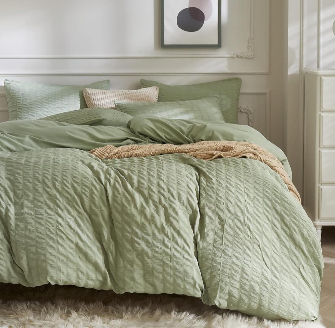 Light Green Duvet Set