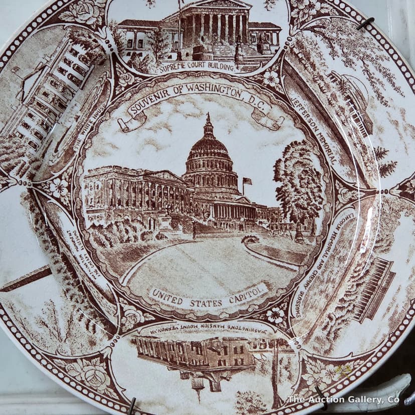 Vintage State & Travel Souvenir Collector Plates, Lot of 17 β photo 8