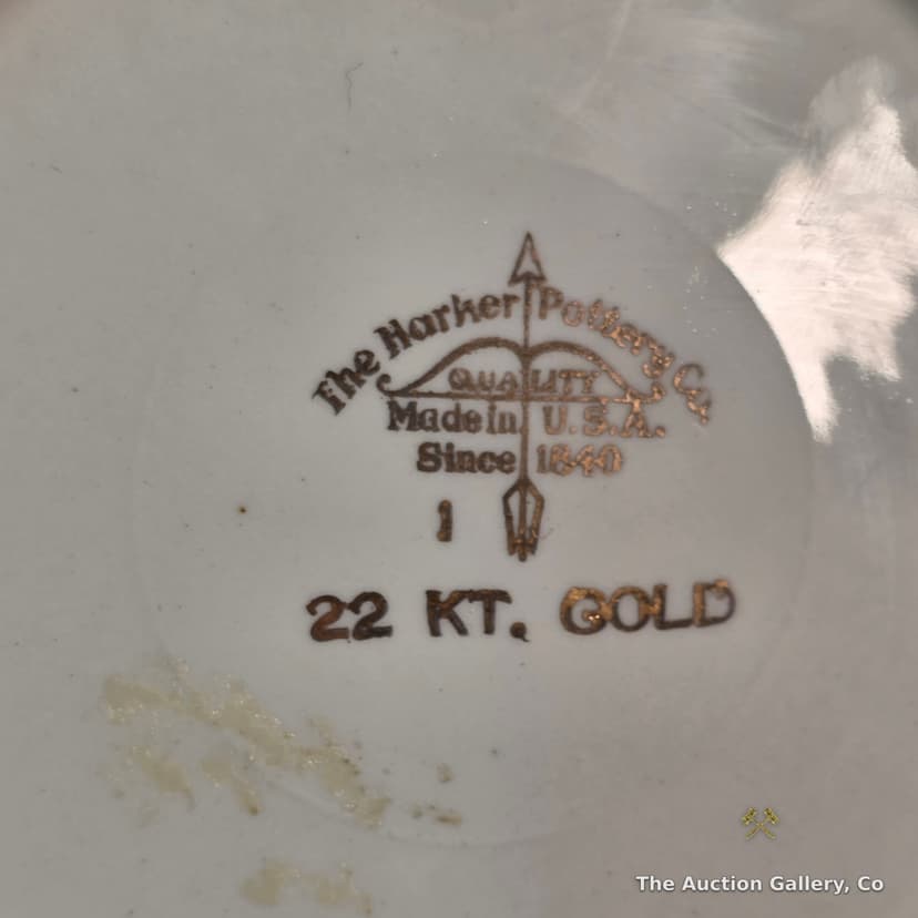Vintage Rococo Courting Scene Plates & Bowl, Set of 3 โ photo 9