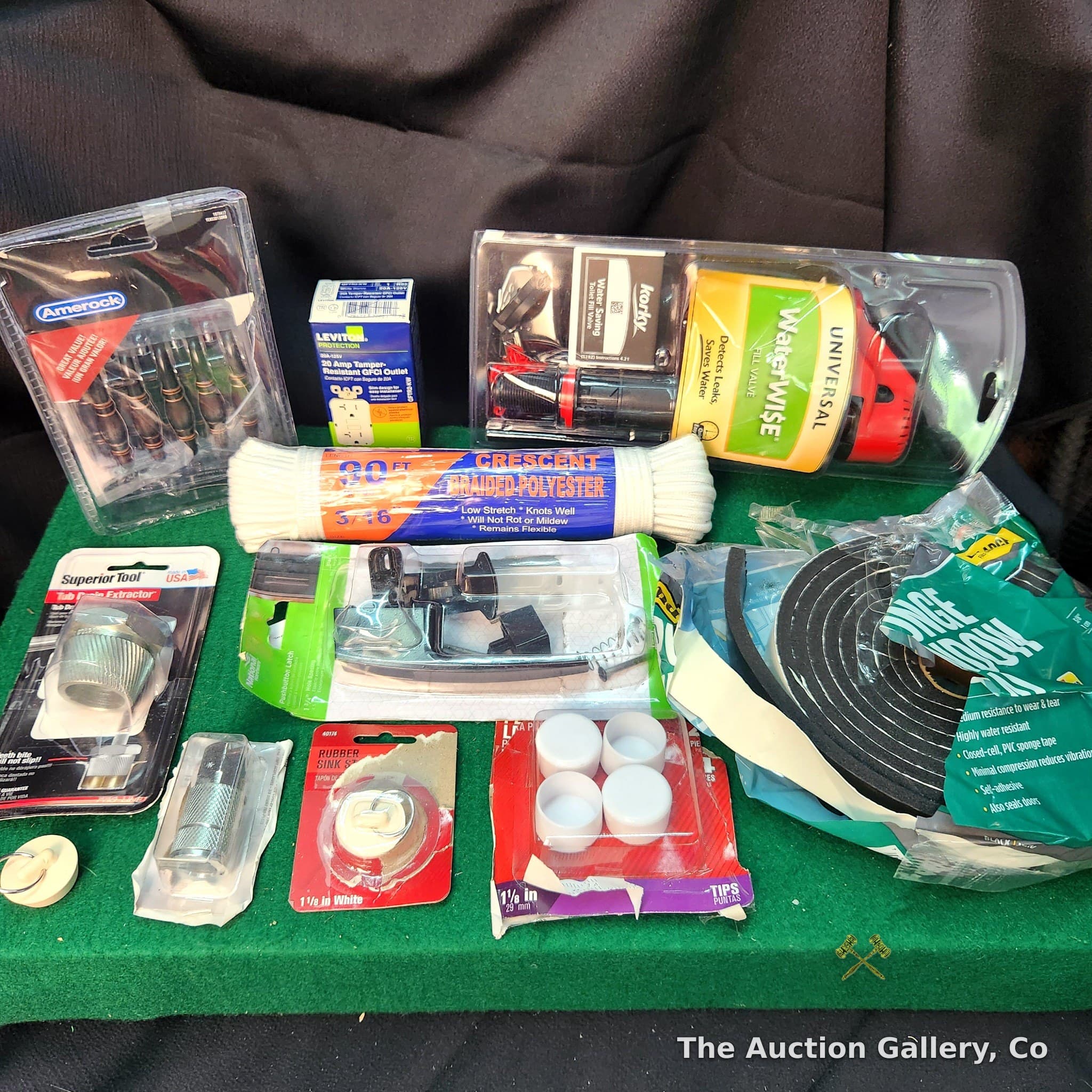 Mixed Home Improvement Lot, Brand New Hardware & Plumbing Supplies