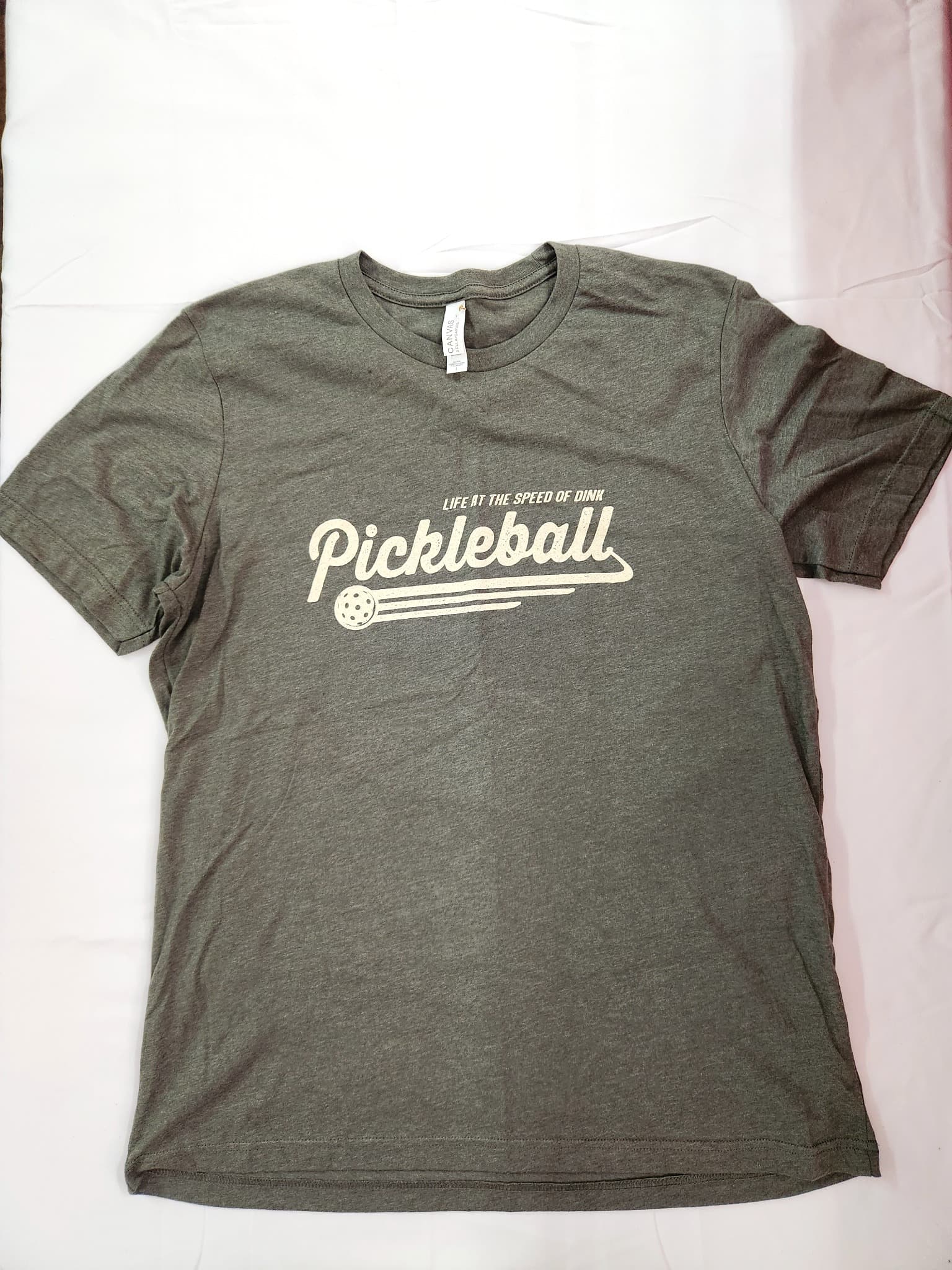 Bella Canvas Pickleball Graphic T-Shirt, Size Large