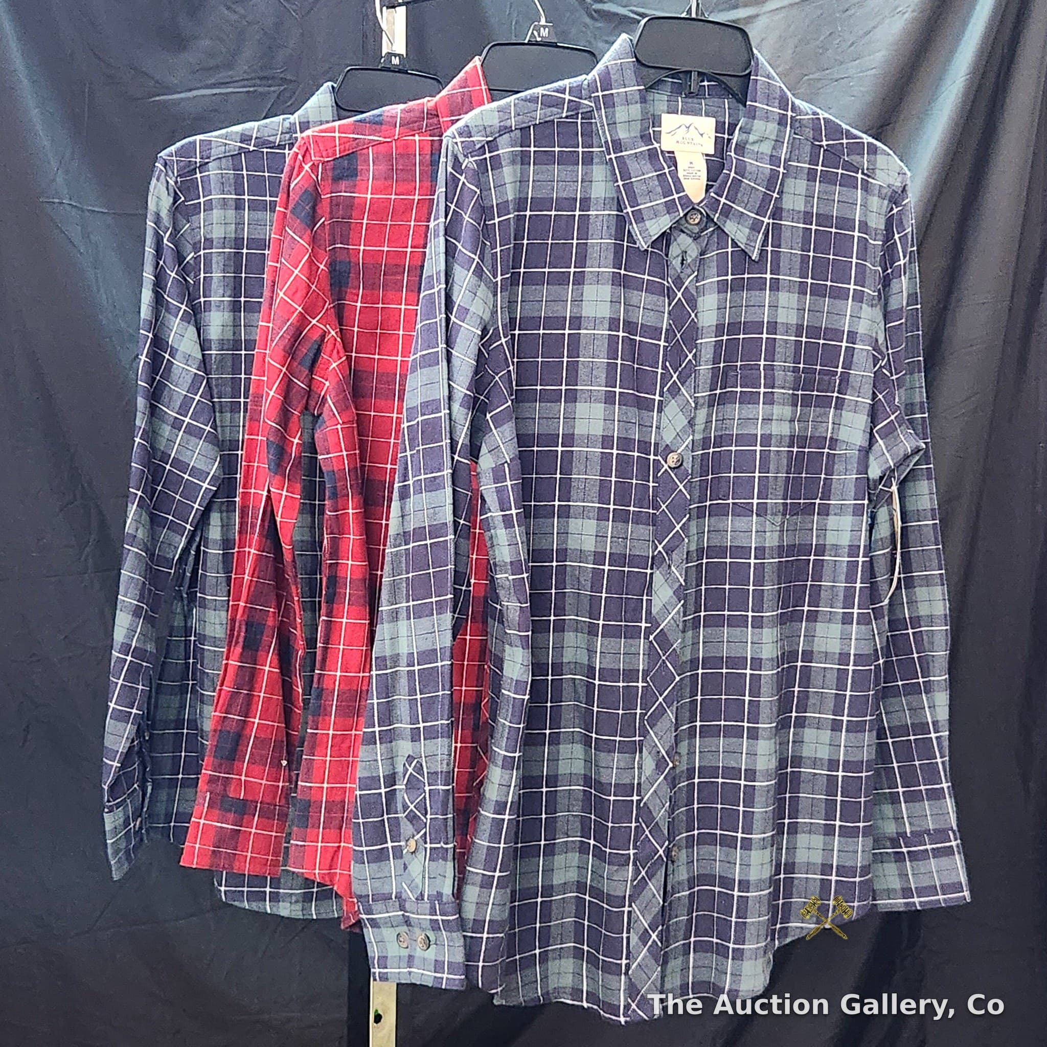 Blue Mountain Women's Plaid Flannel Shirts, Set of 3, Size M โ New with Tags