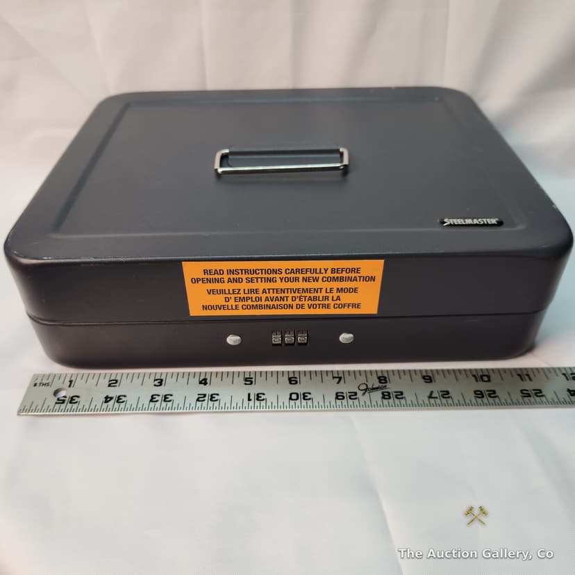 SteelMaster Combination Lock Cash Box with Coin Tray β photo 6
