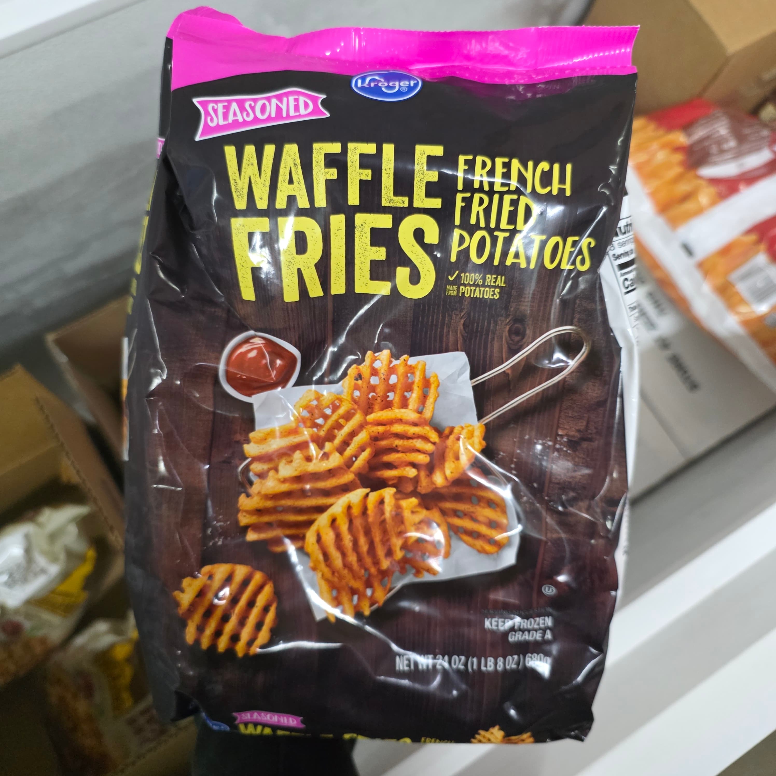 1.5lb. Seasoned Waffle Fries