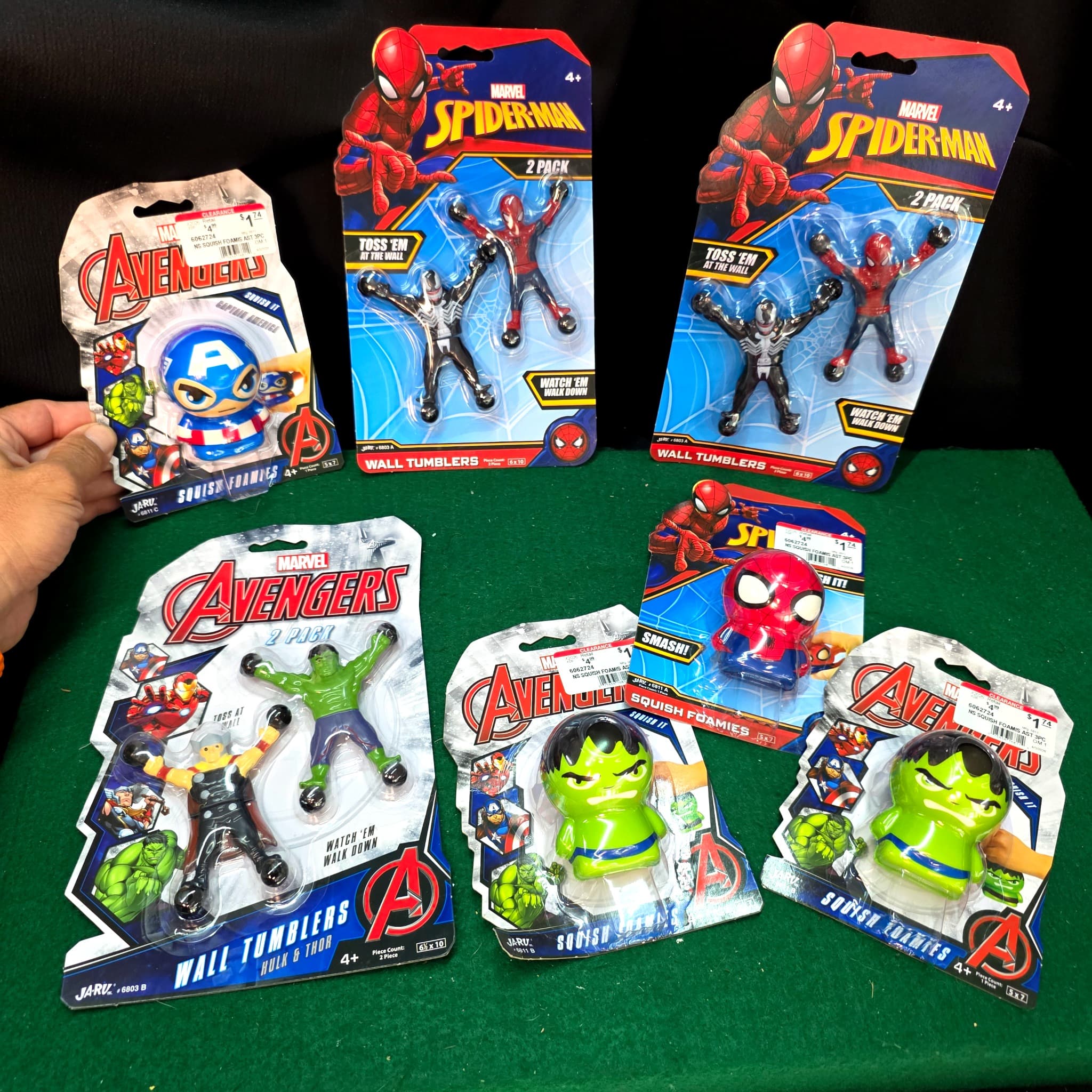 Marvel Avengers & Spider-Man Toy Lot of 7, Brand New