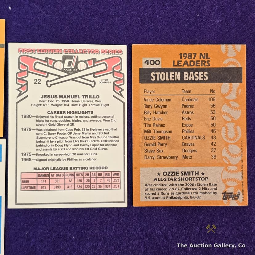 Vintage Baseball Cards, Lot of 5 โ Ozzie Smith, McGwire, More โ photo 6