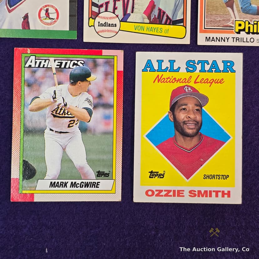 Vintage Baseball Cards, Lot of 5 โ Ozzie Smith, McGwire, More โ photo 4