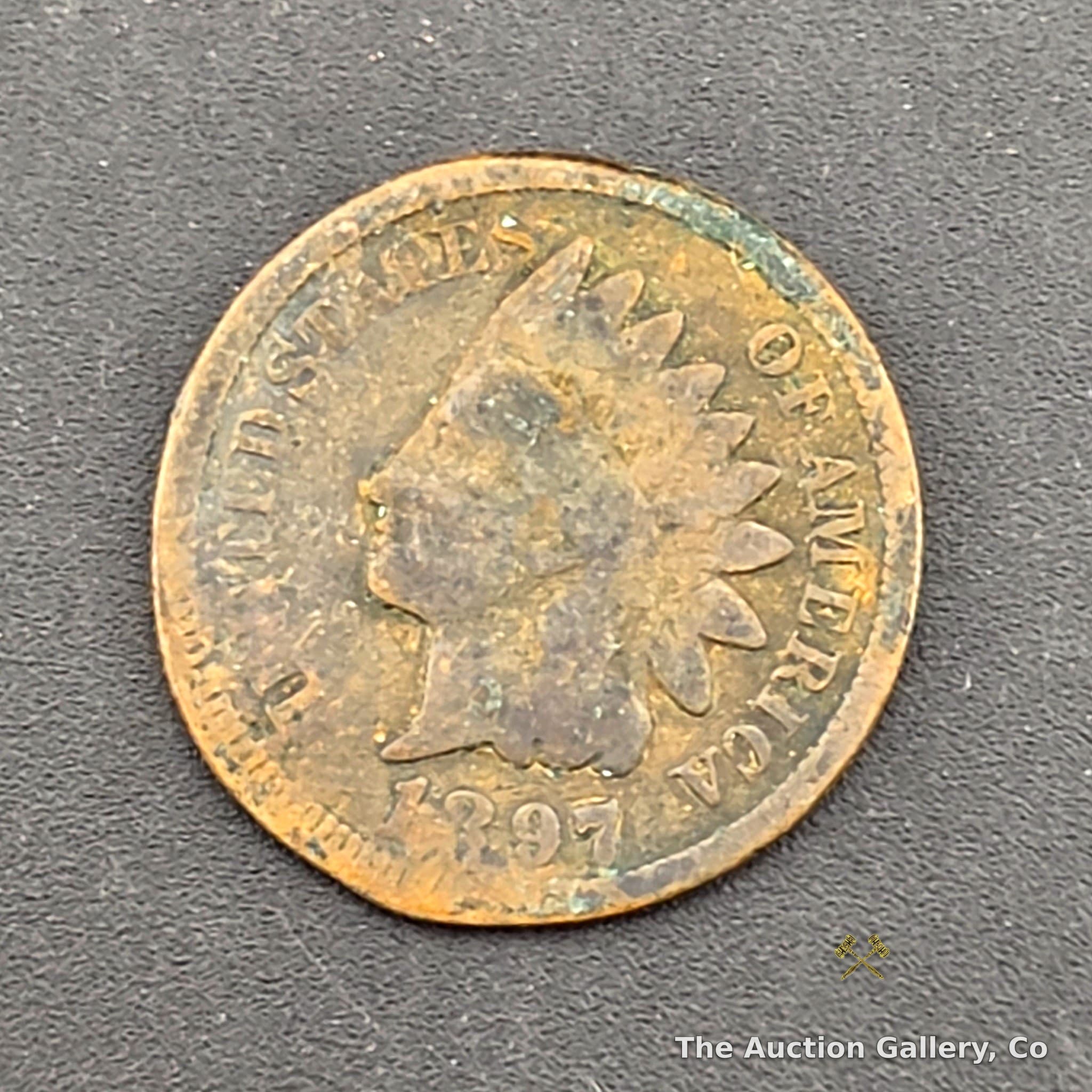 1897 Indian Head Cent, Philadelphia