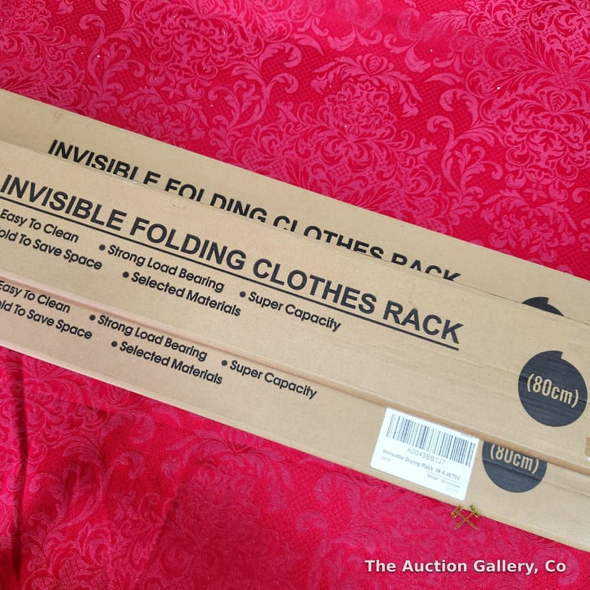 MaiHongda Invisible Folding Clothes Rack, Set of 3, New in Box