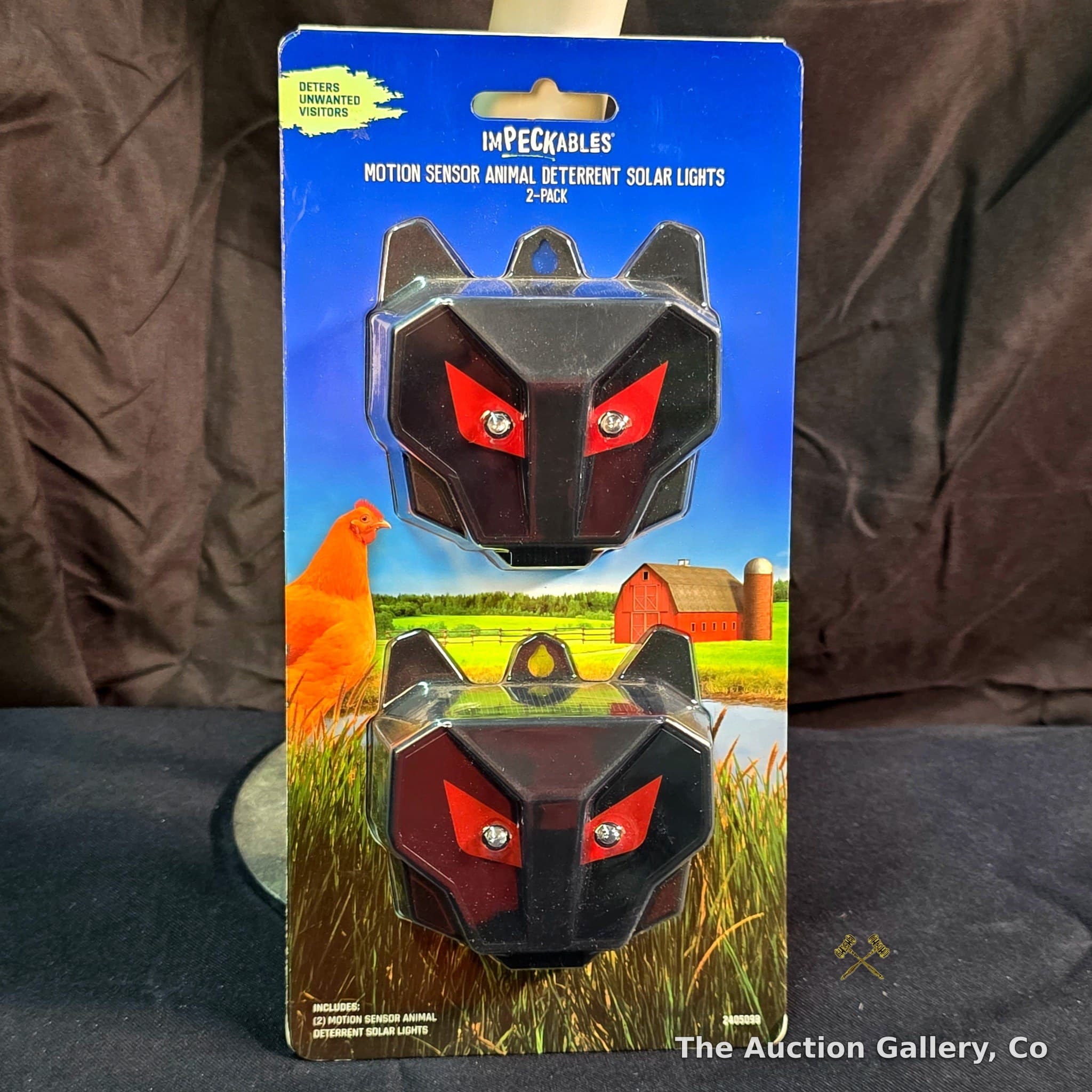 ImPECKables Motion Sensor Animal Deterrent Solar Lights, 2-Pack