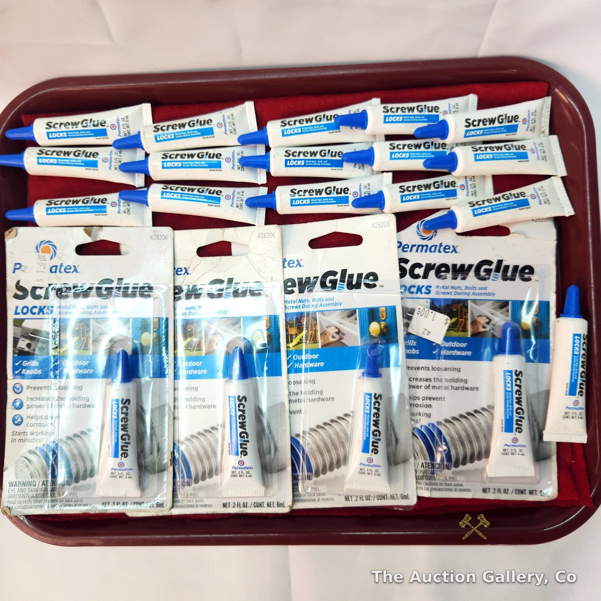 Permatex ScrewGlue Locks, Lot of 20 (6mL Tubes)