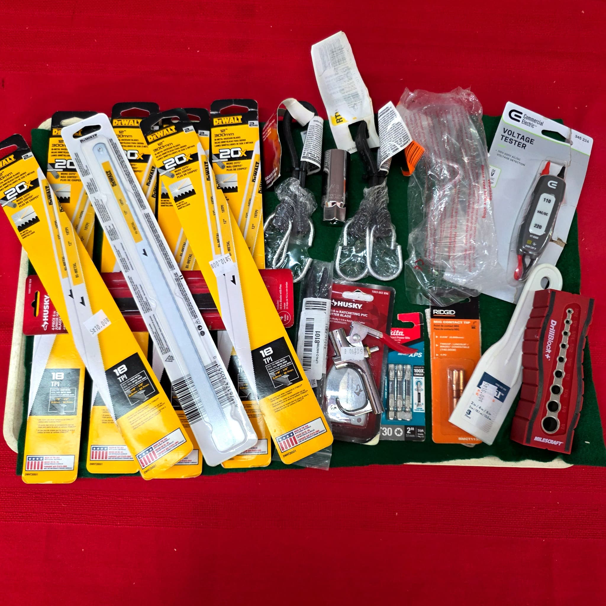 DeWalt & Husky Tools Lot, New in Original Packaging