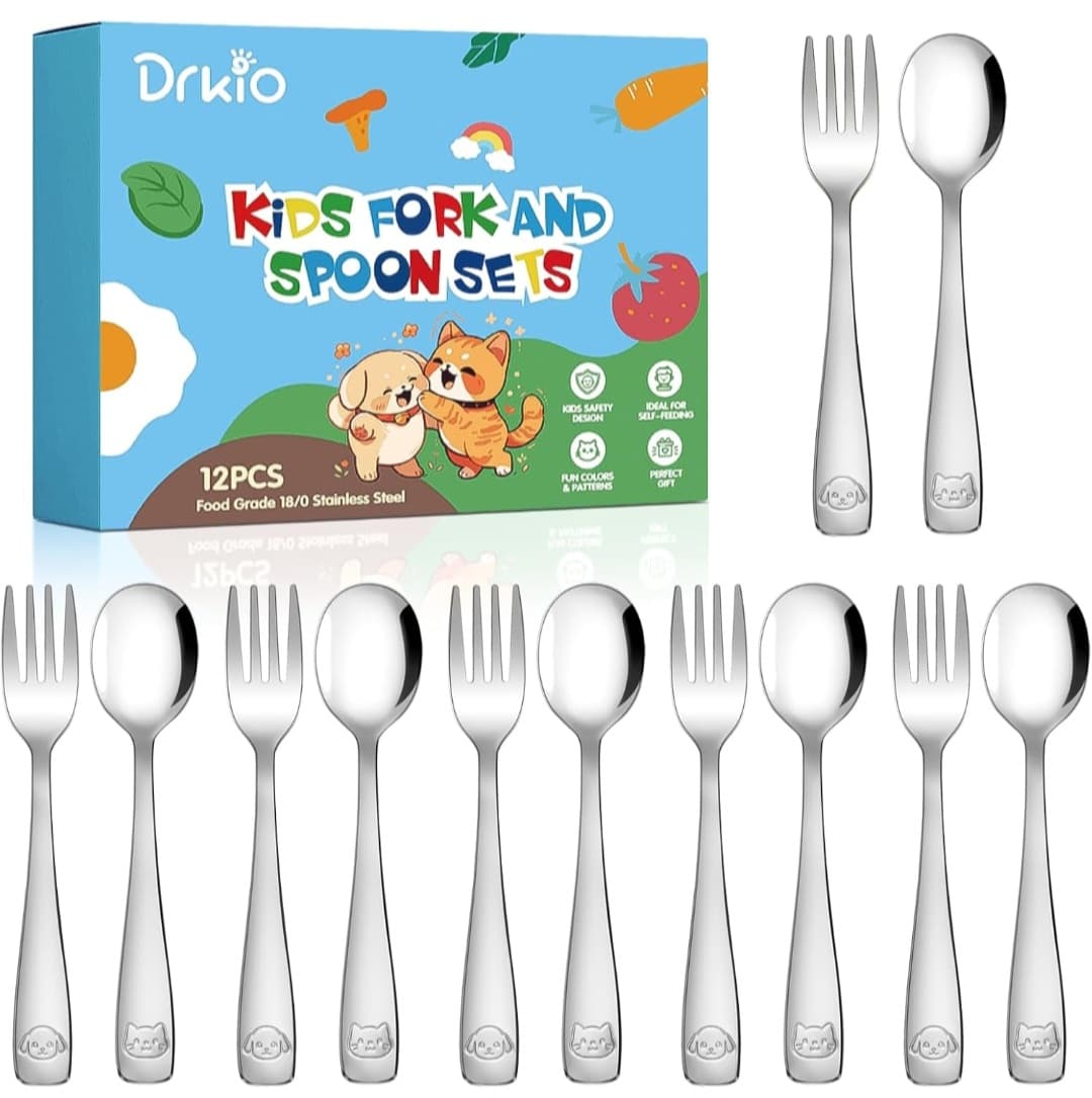 Kids 12pc Stainless Steel Set