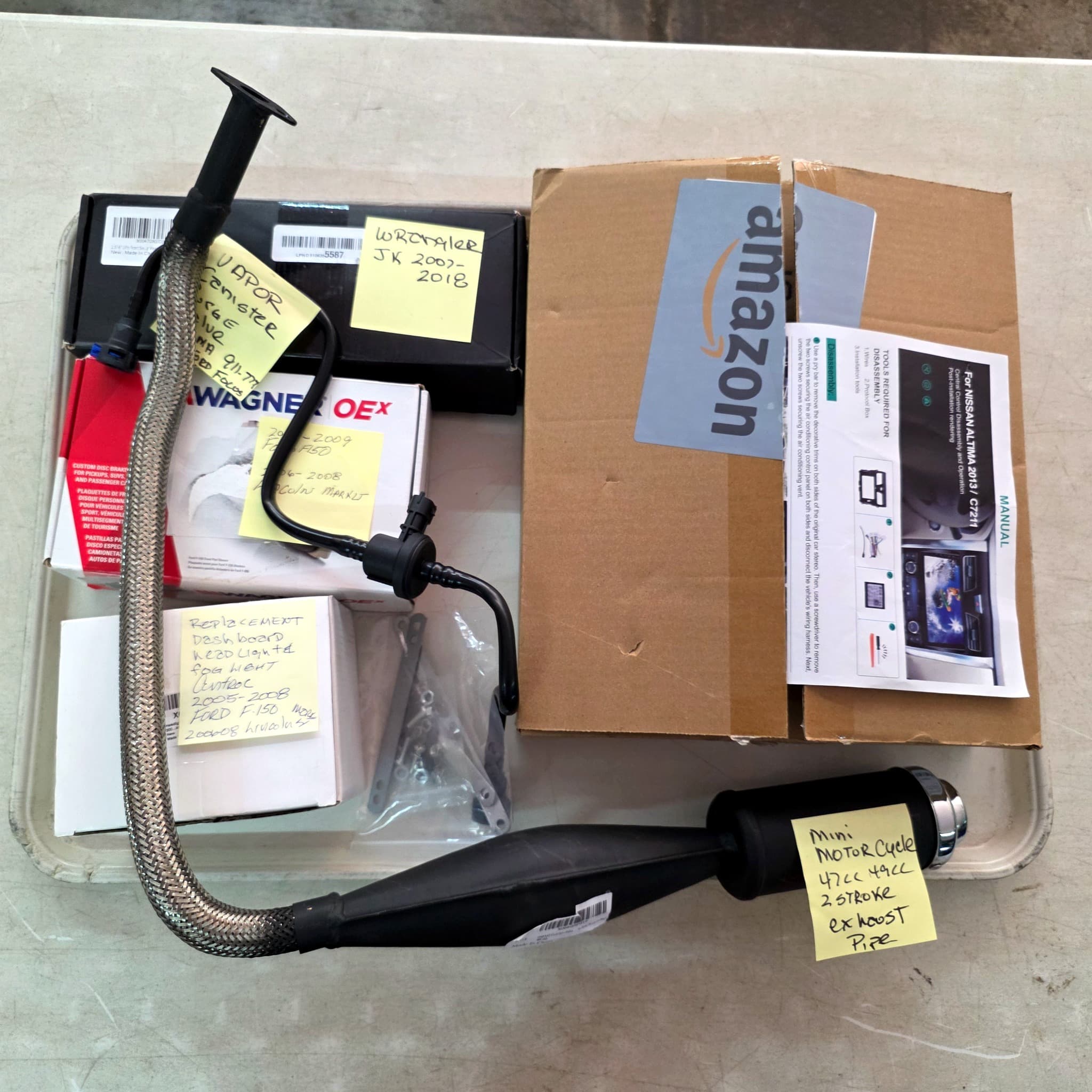 Mixed Lot of 6 Brand New Auto & Motorcycle Parts