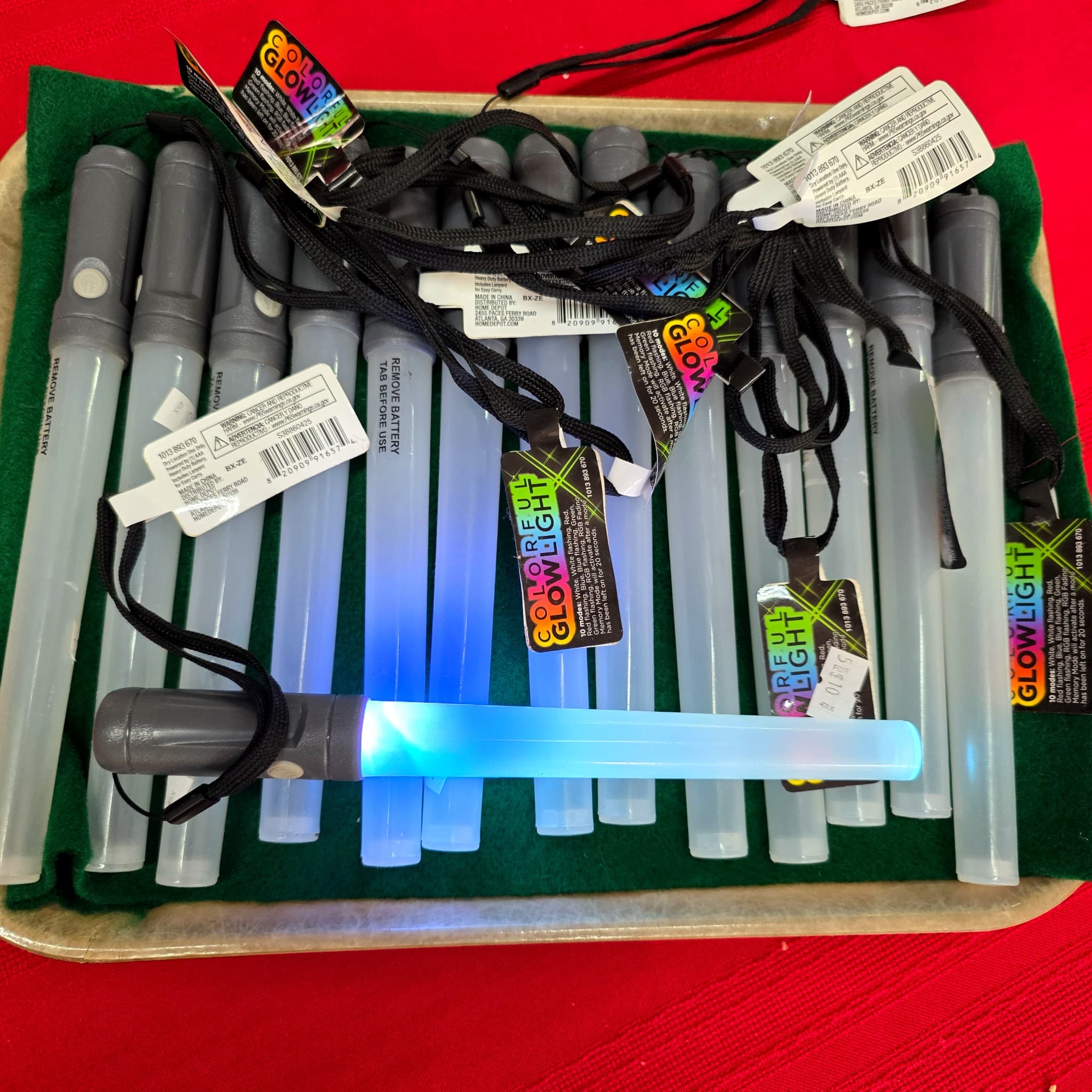 Light Sticks Glow Stick Set, 14 Pieces, Multi-Color