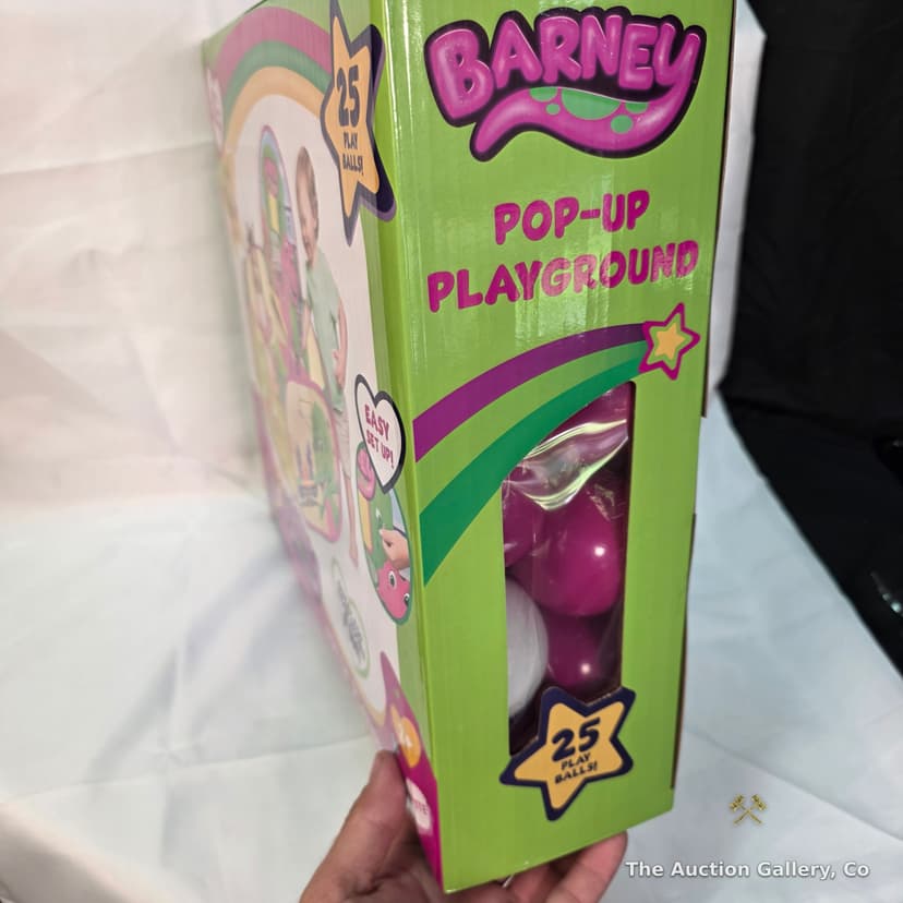 Barney Pop-Up Playground Ball Pit with 25 Balls, New in Box β photo 3