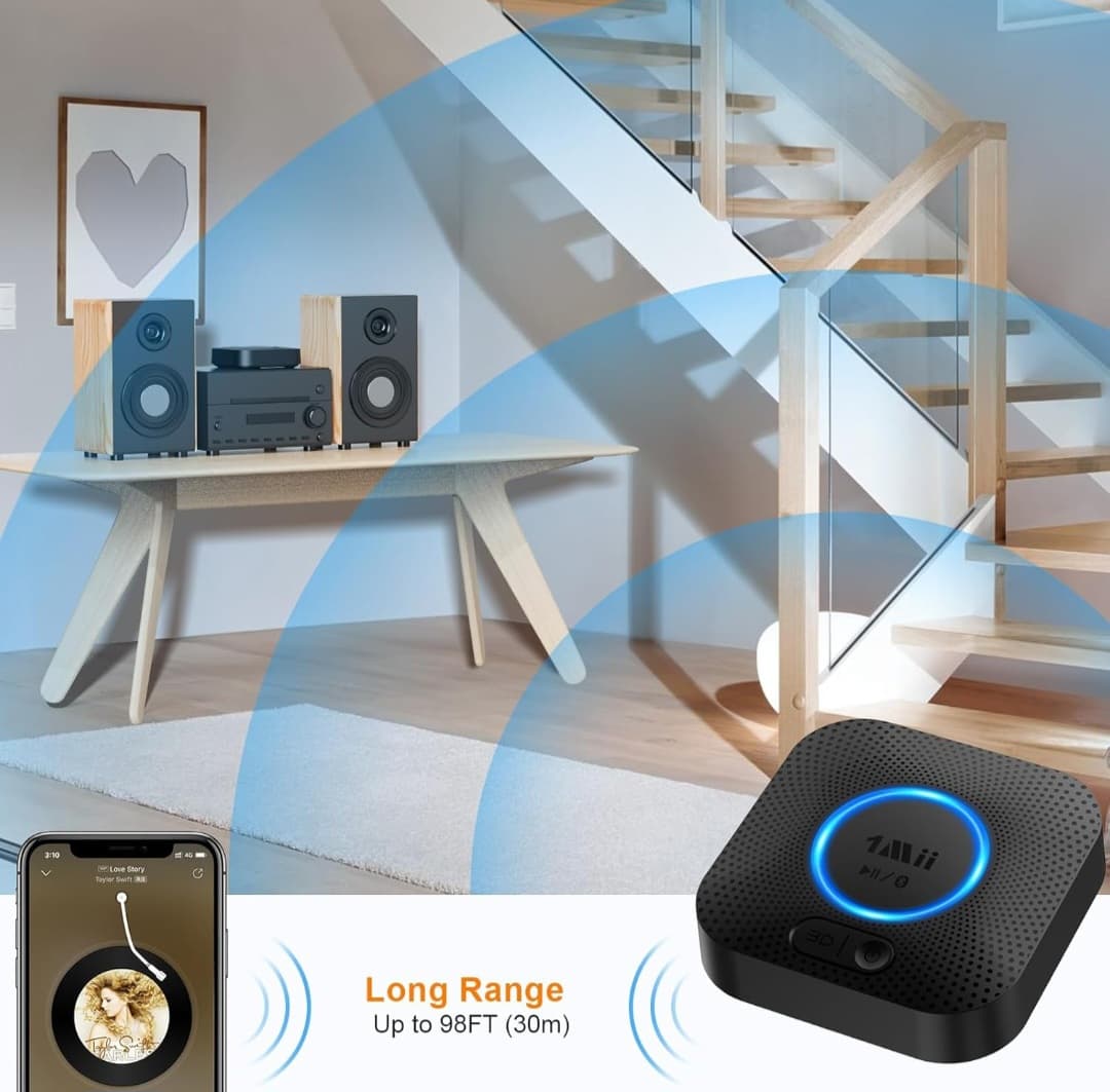 Bluetooth Receiver - Hi-Fi Wireless Audio Adapter